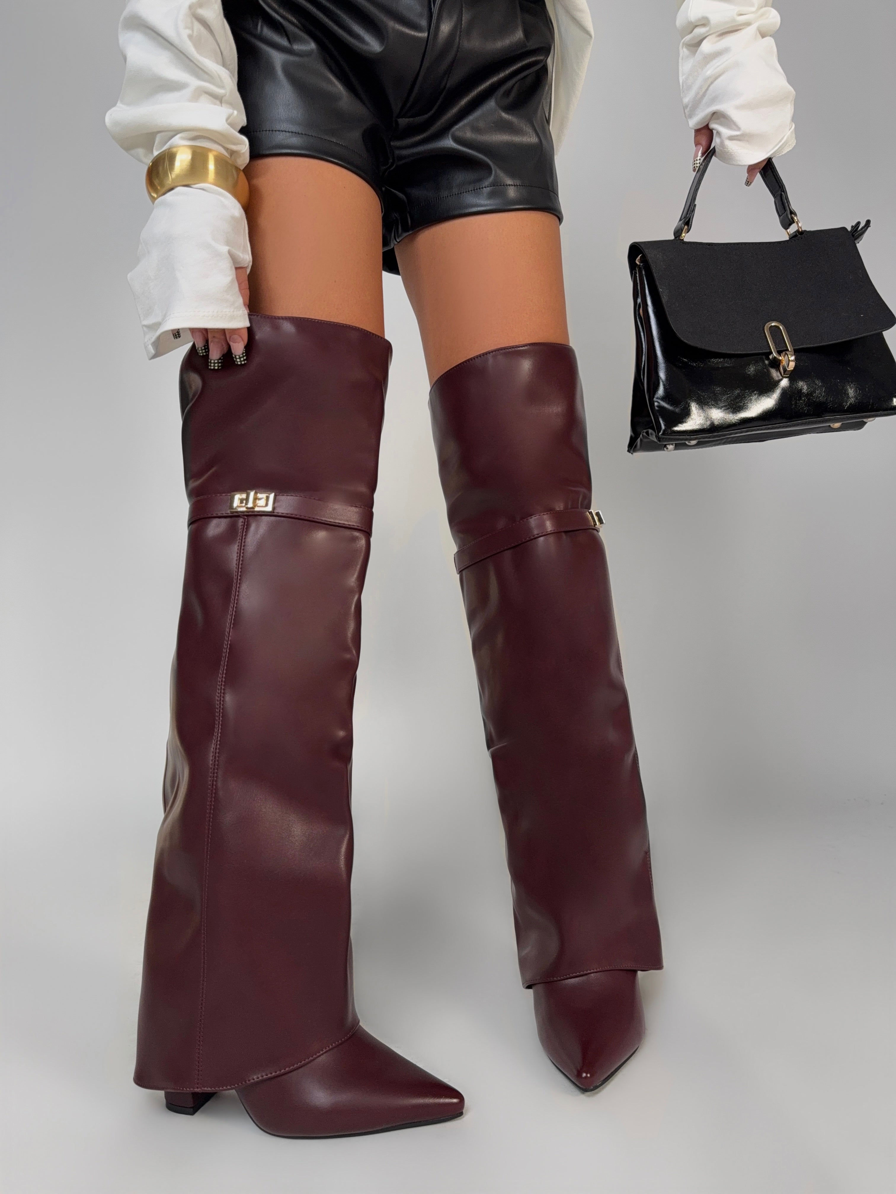 Stivale Long Leg - Cherry Red