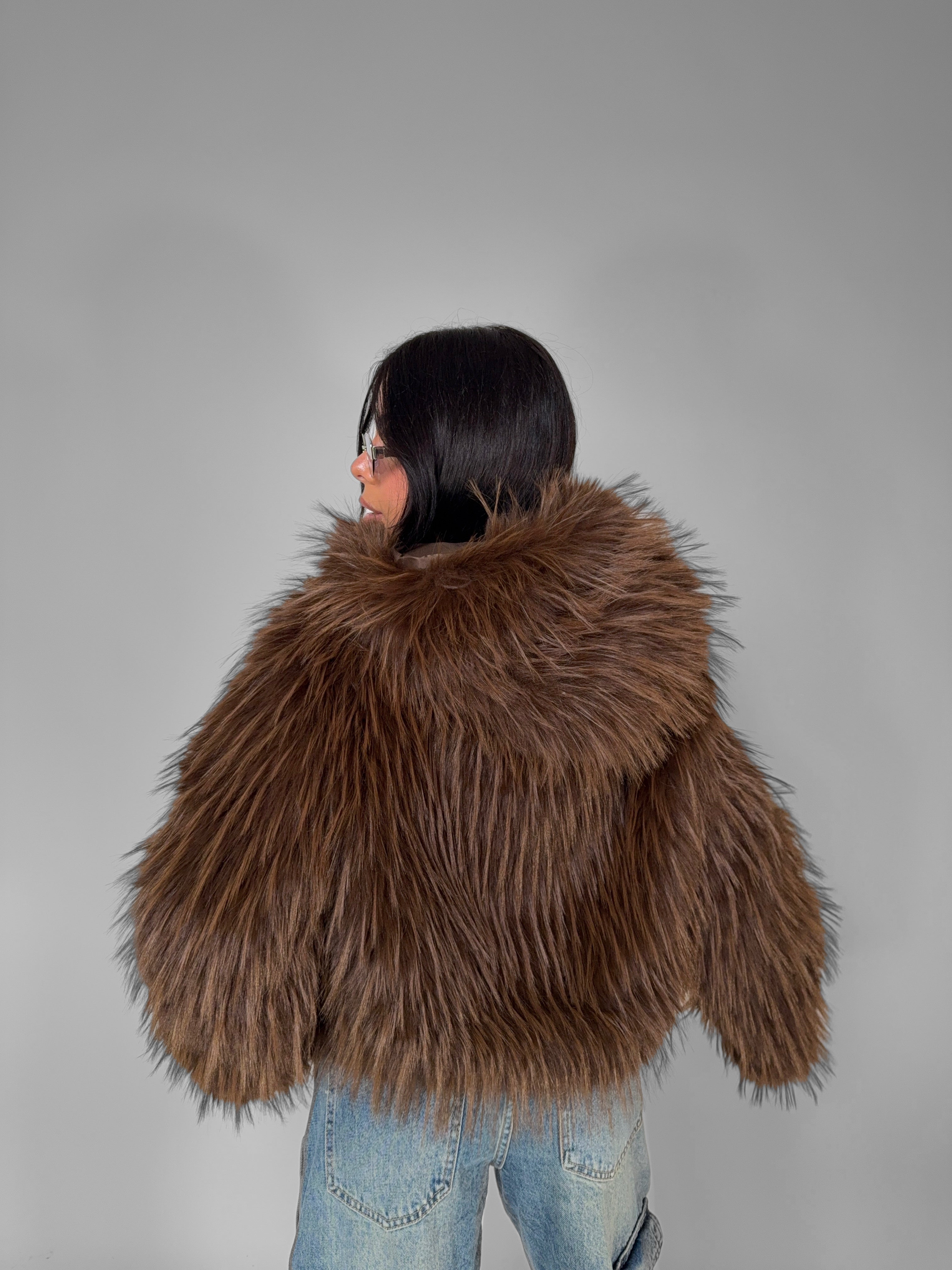 Pelliccia Zip Me Up - Brown