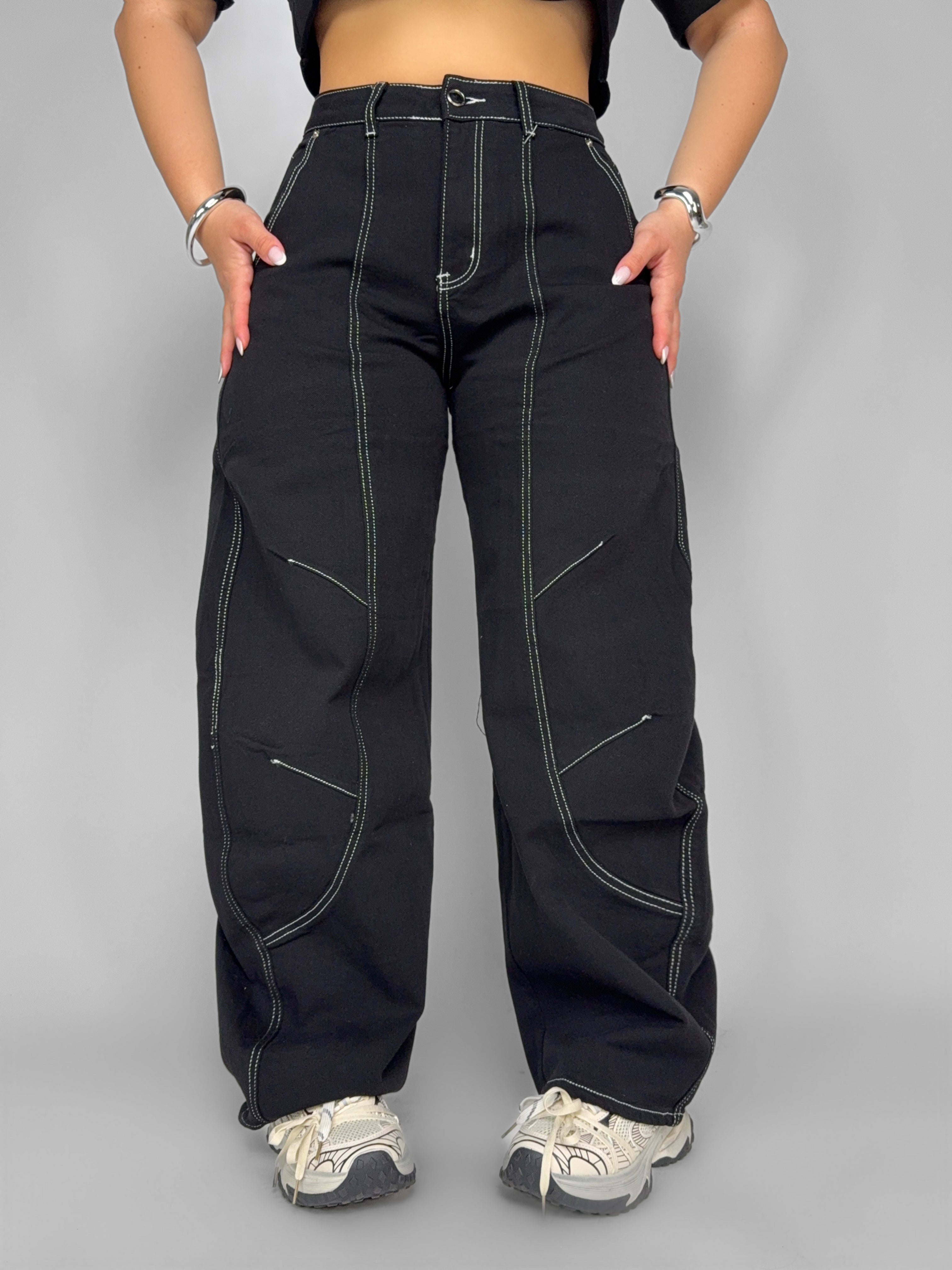 CURVY FIT - Jeans Contrast Denim