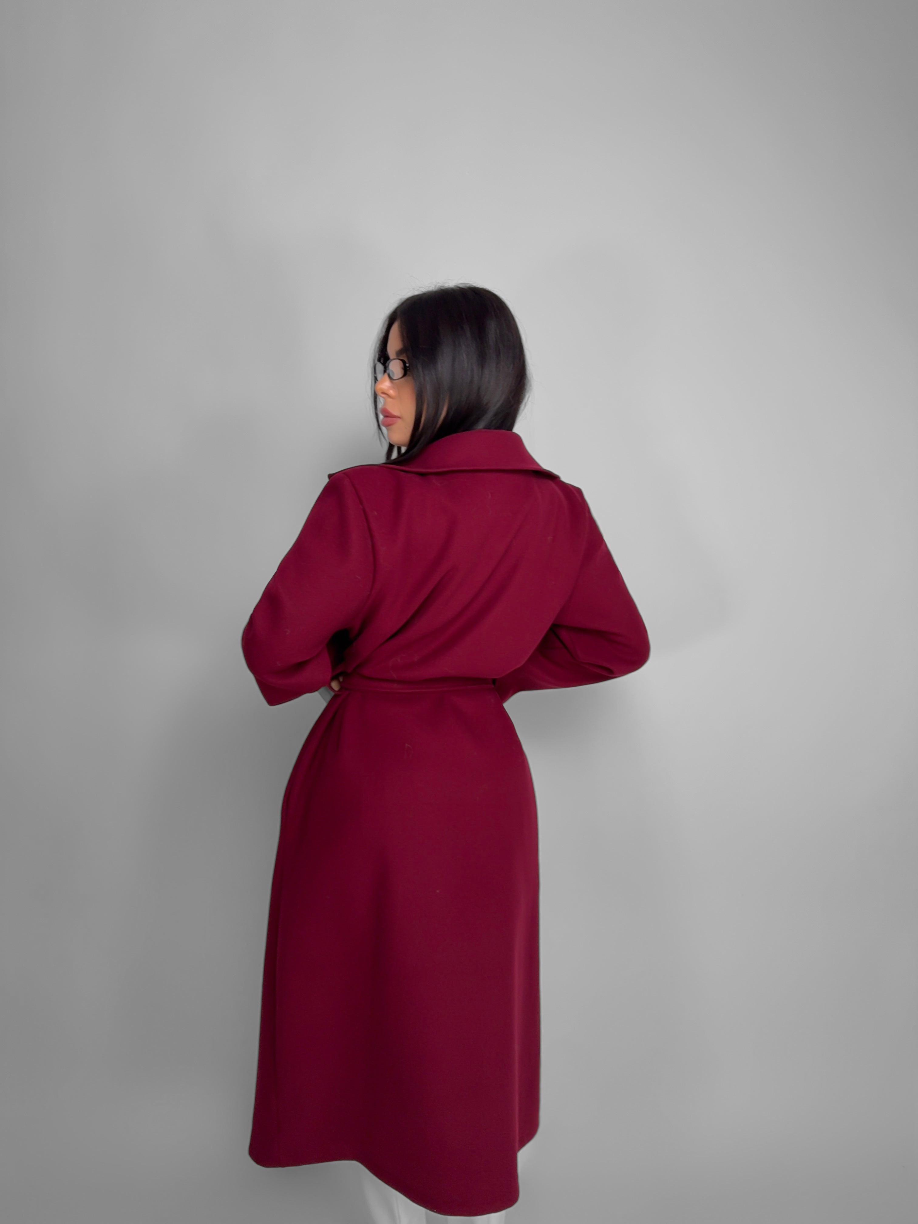 Coat Callie-Cherry red