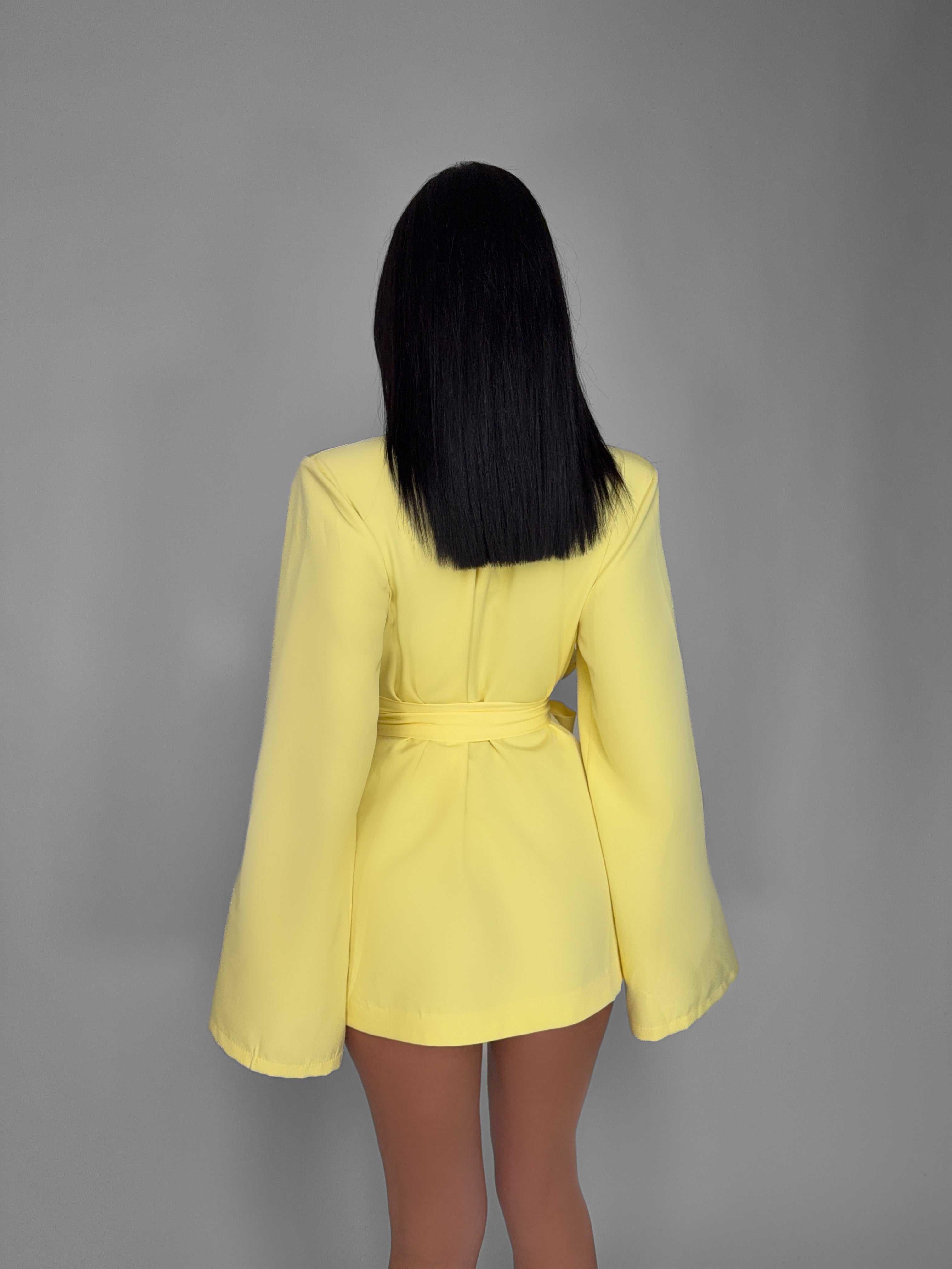 Abito/Giacca Wrap-Yellow