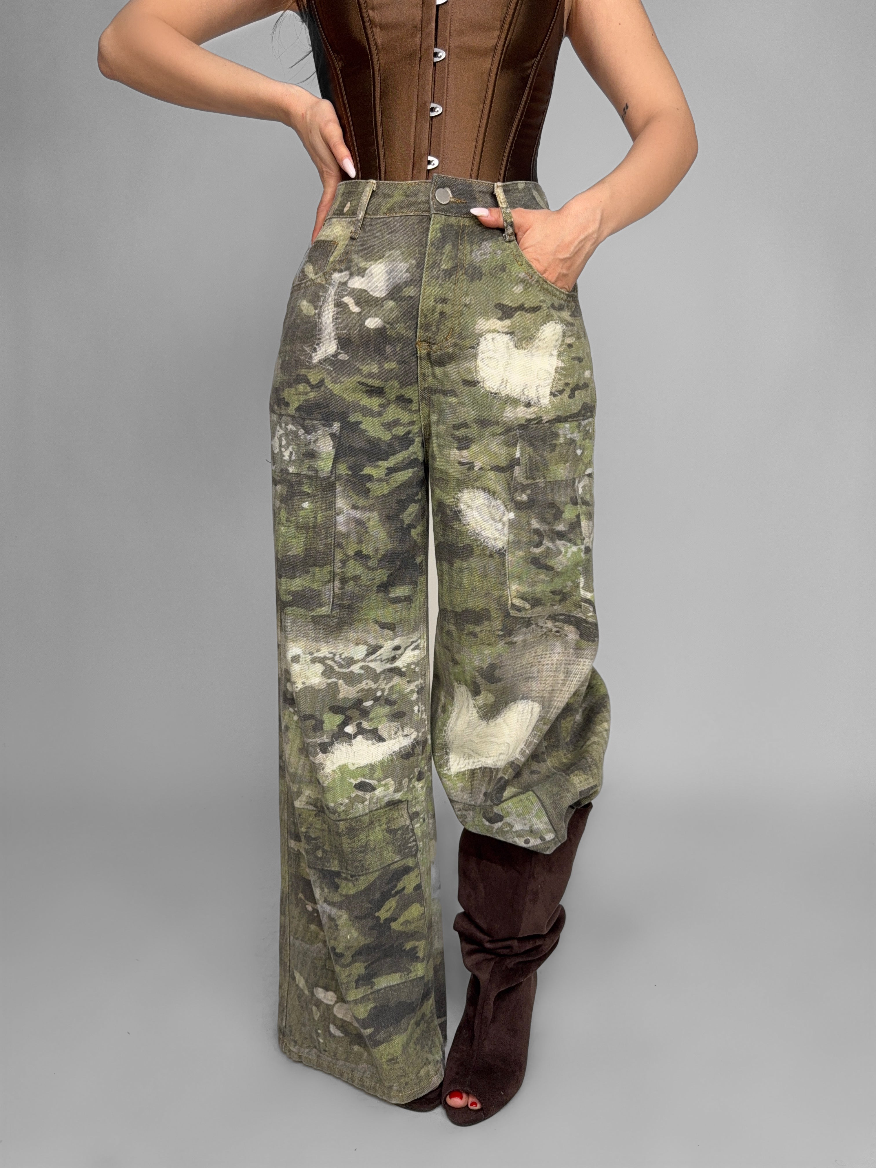 Jeans Army Patch