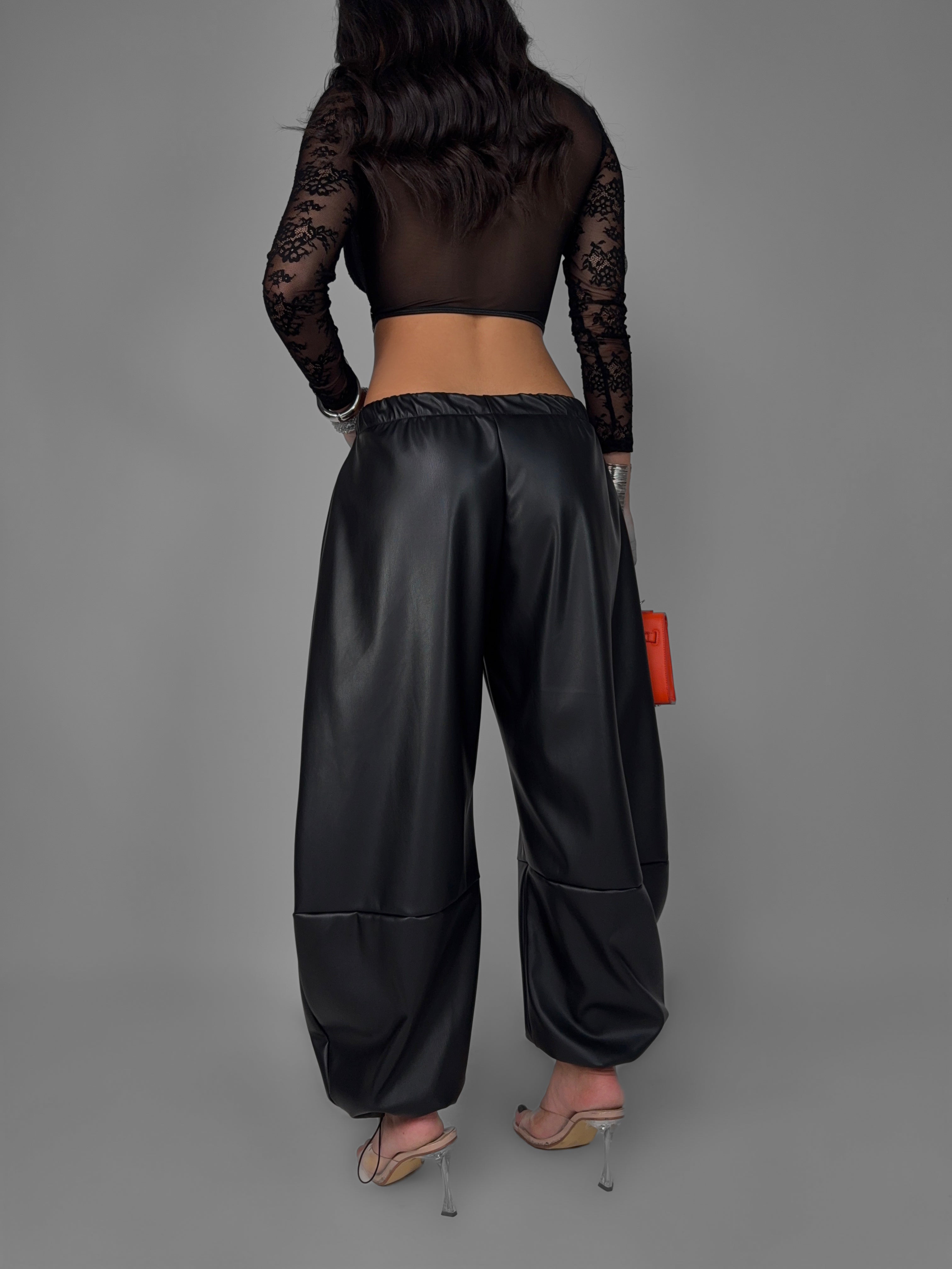 Pantalone Leather Baloon