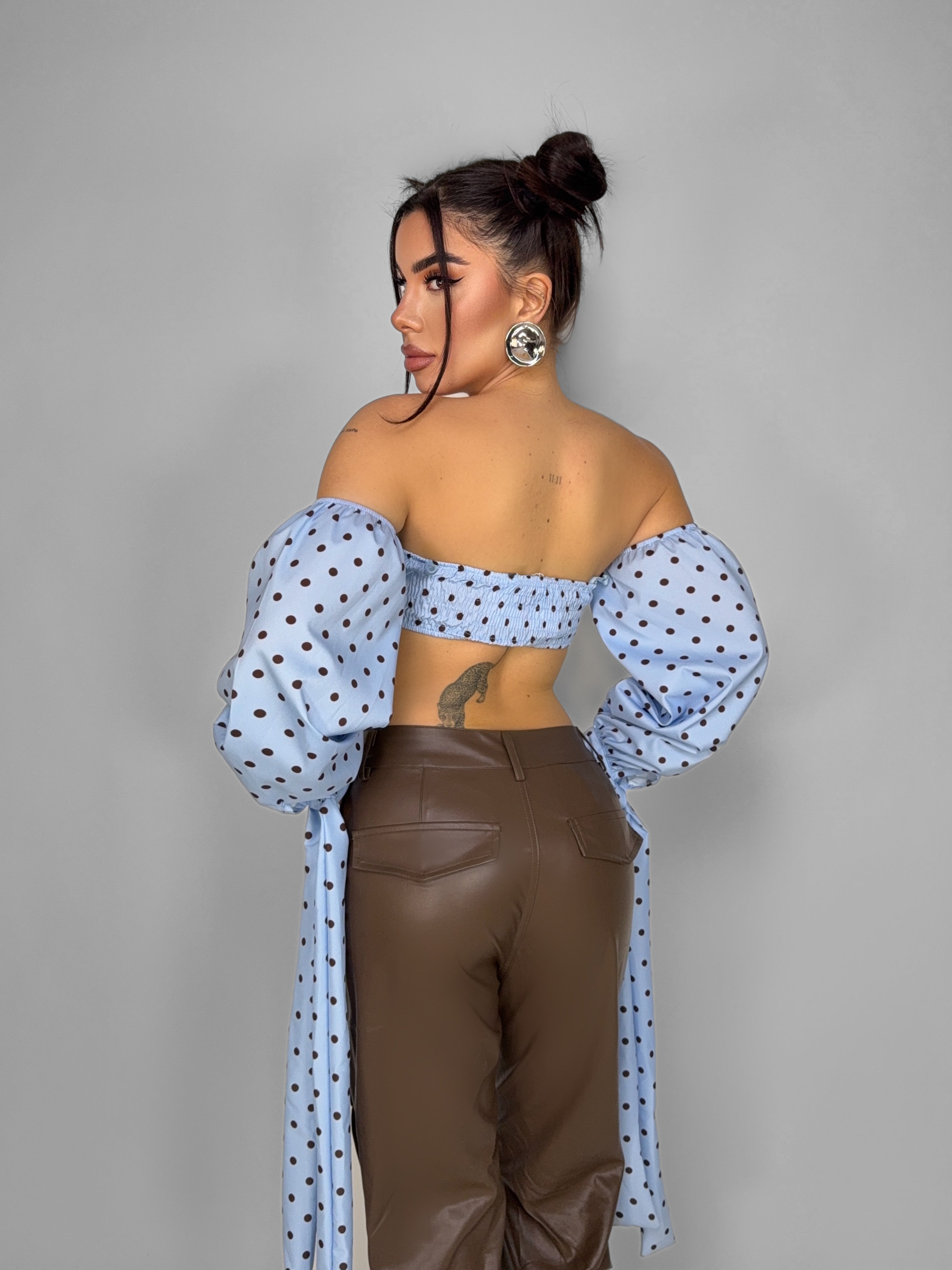 Top Dot Airy-Light Blue