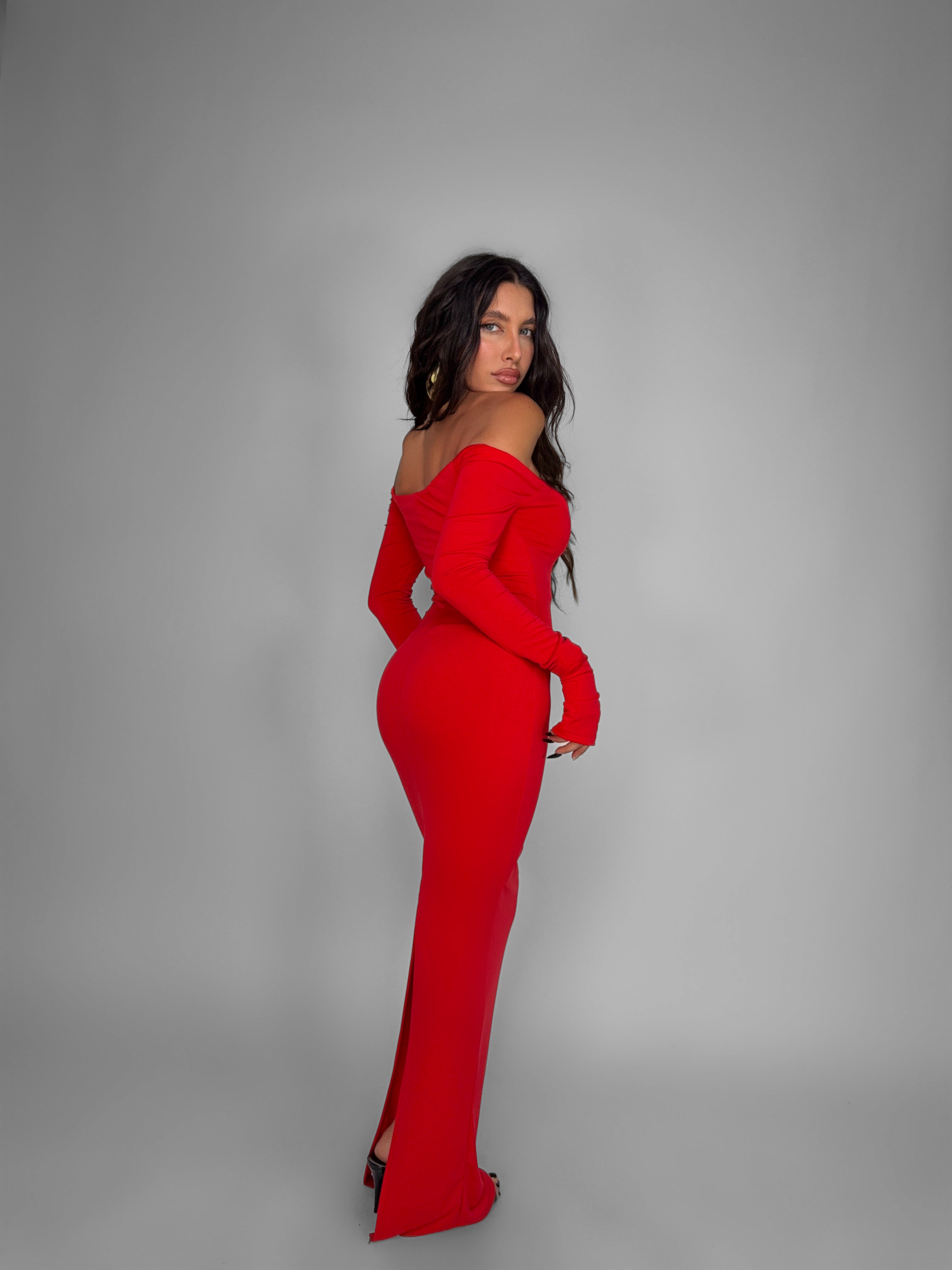 Abito Luxe Off-Red
