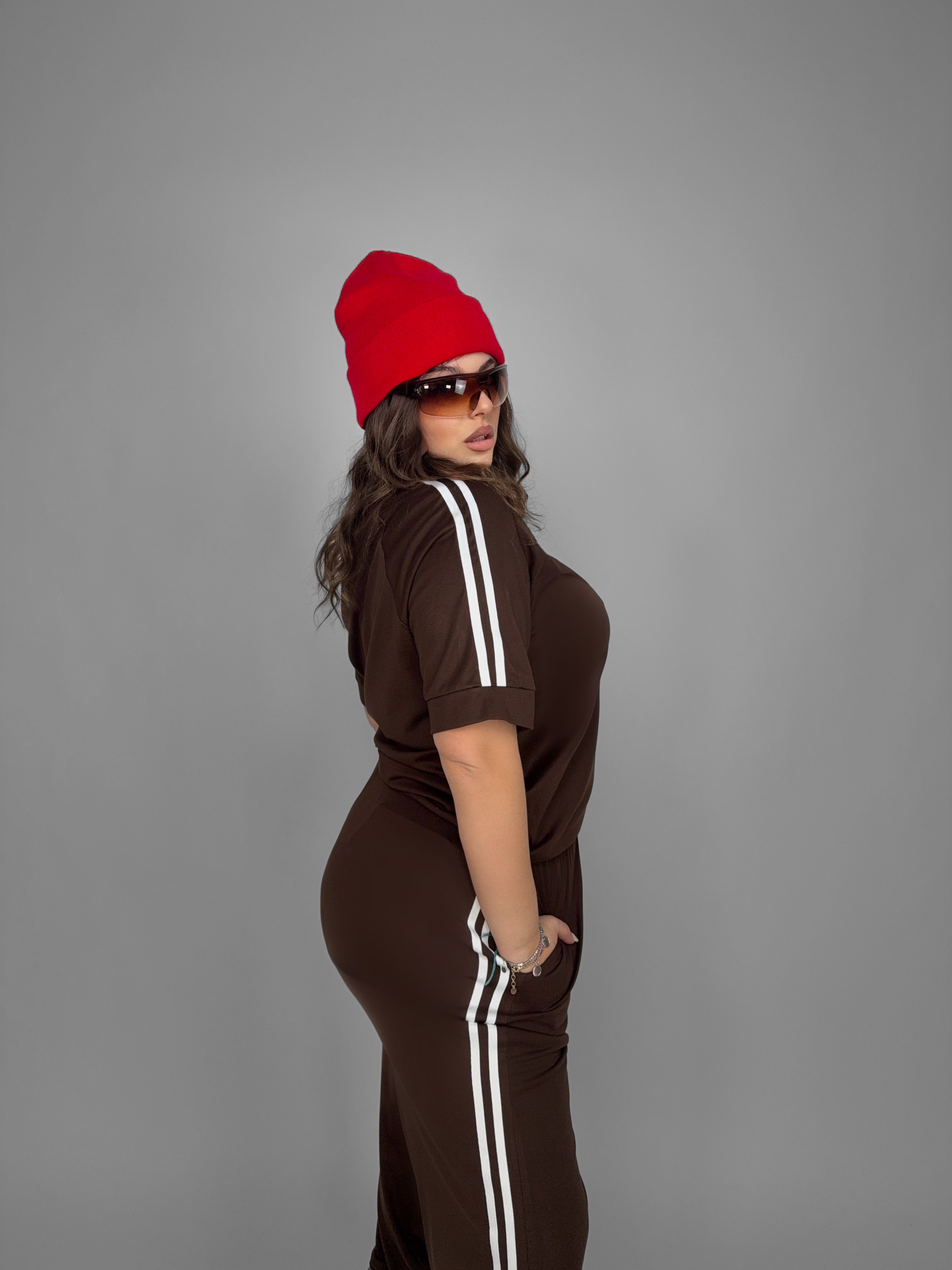 CURVY FIT -Completo Urban Stripe