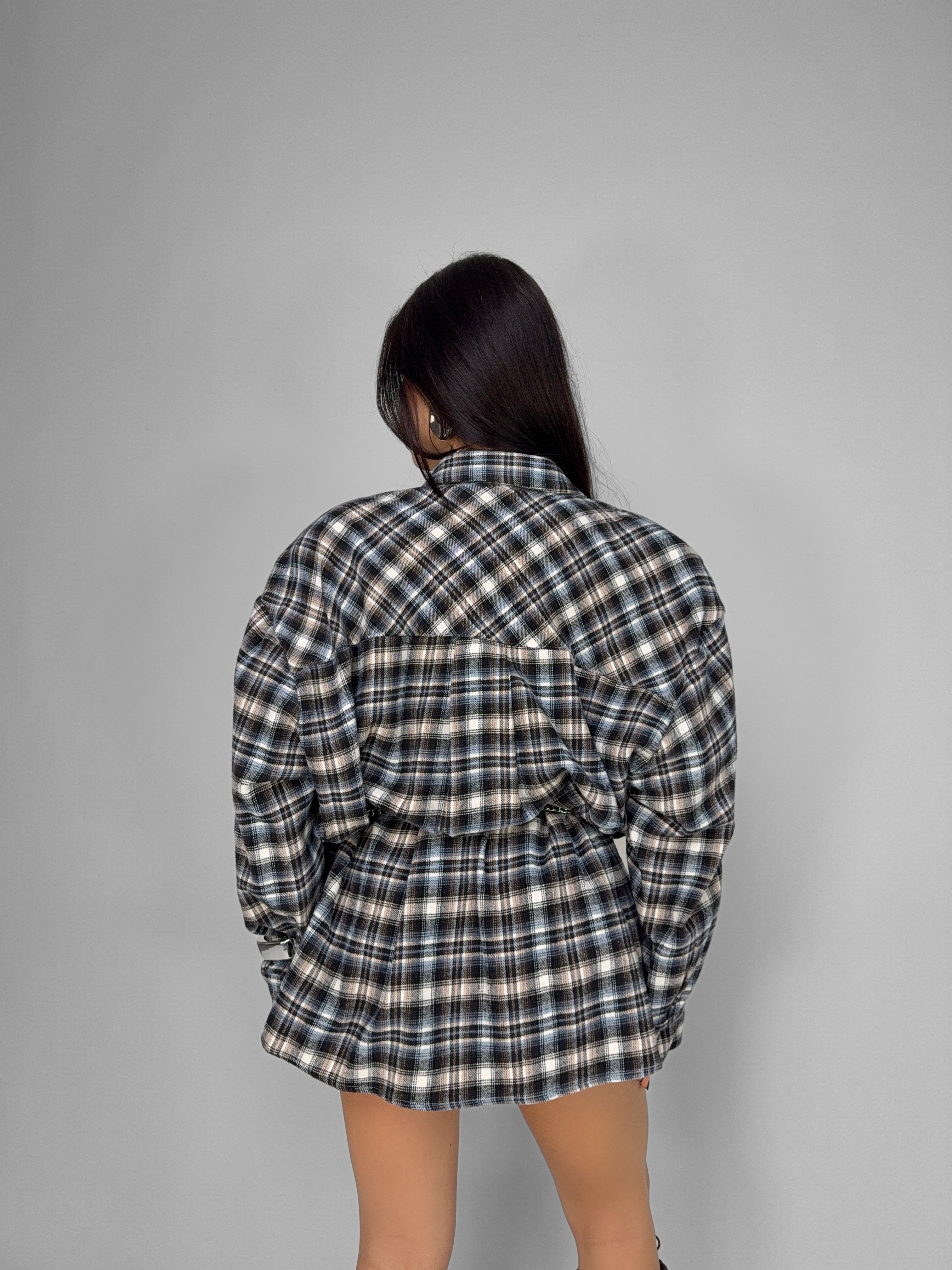 Camicia Country Check- Black