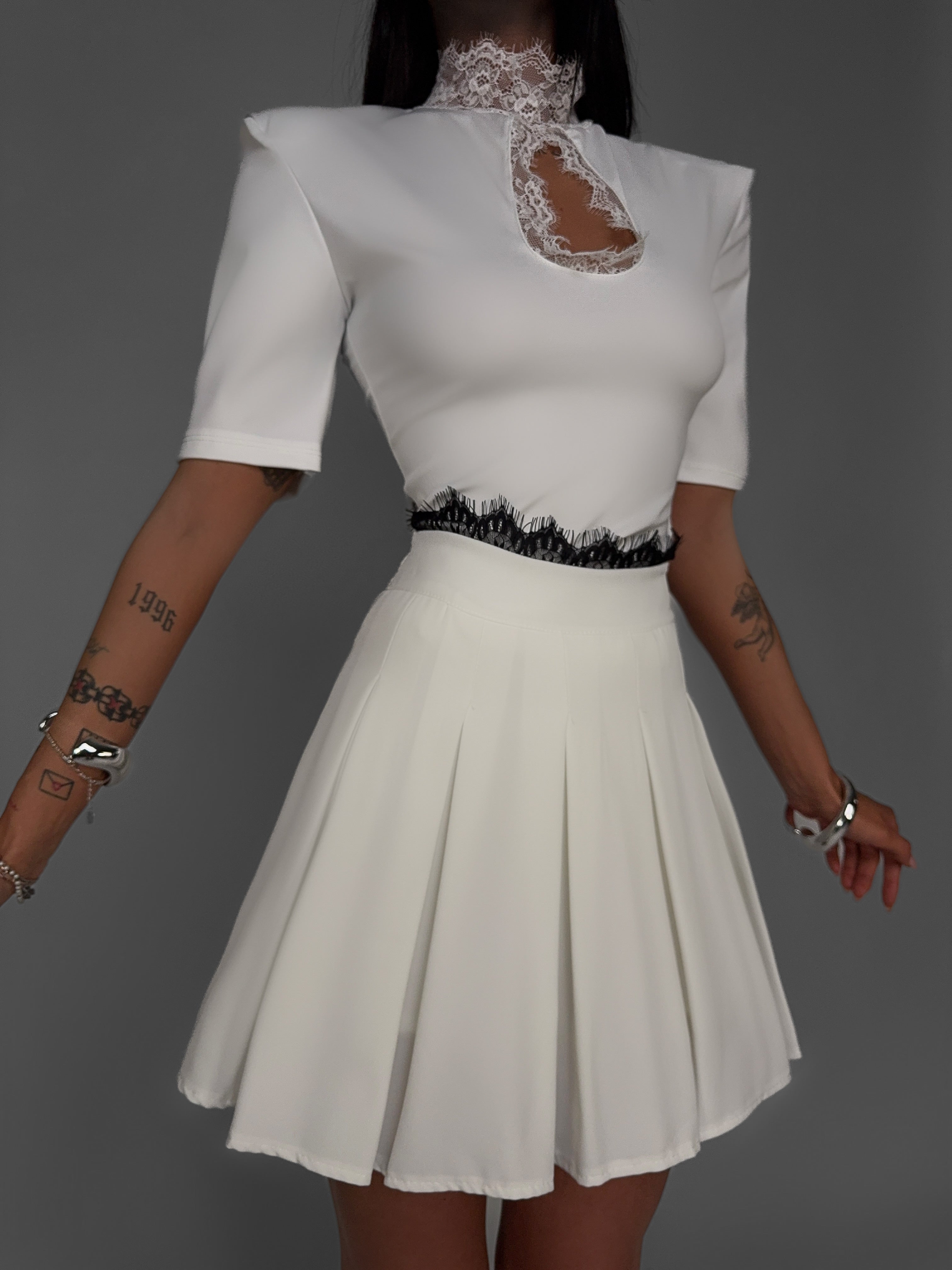 Pantagonna Romantic Lace-White