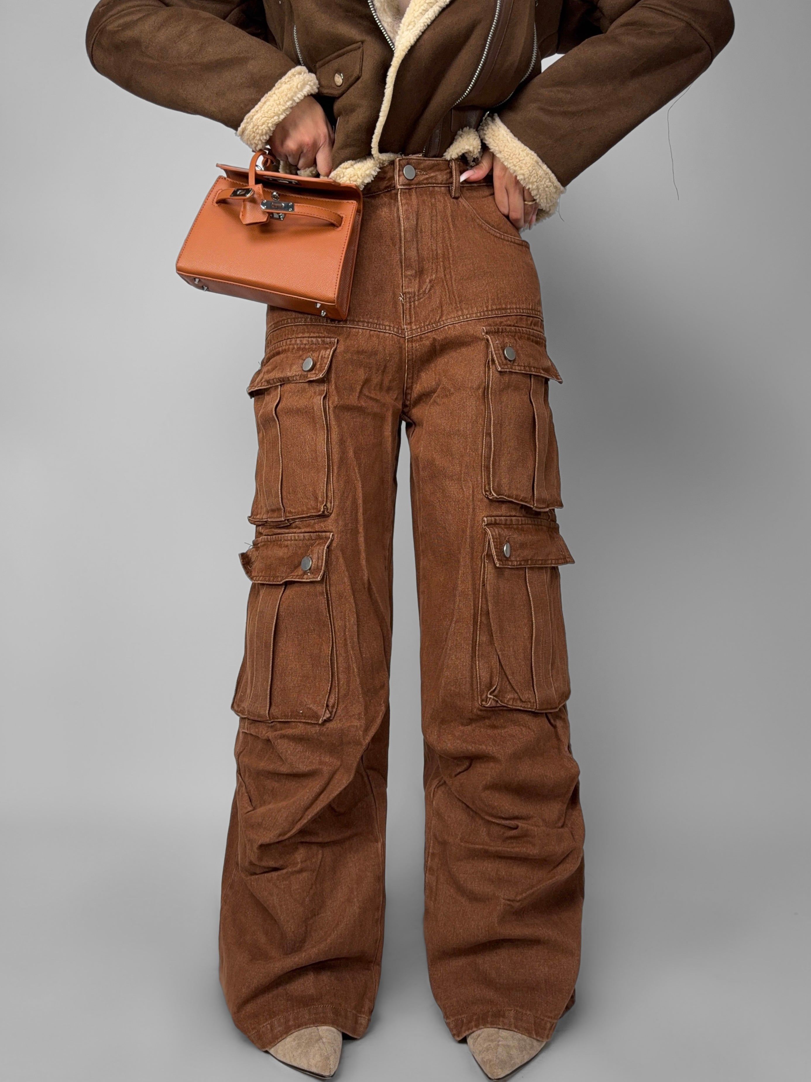 Jeans Cargo Choco