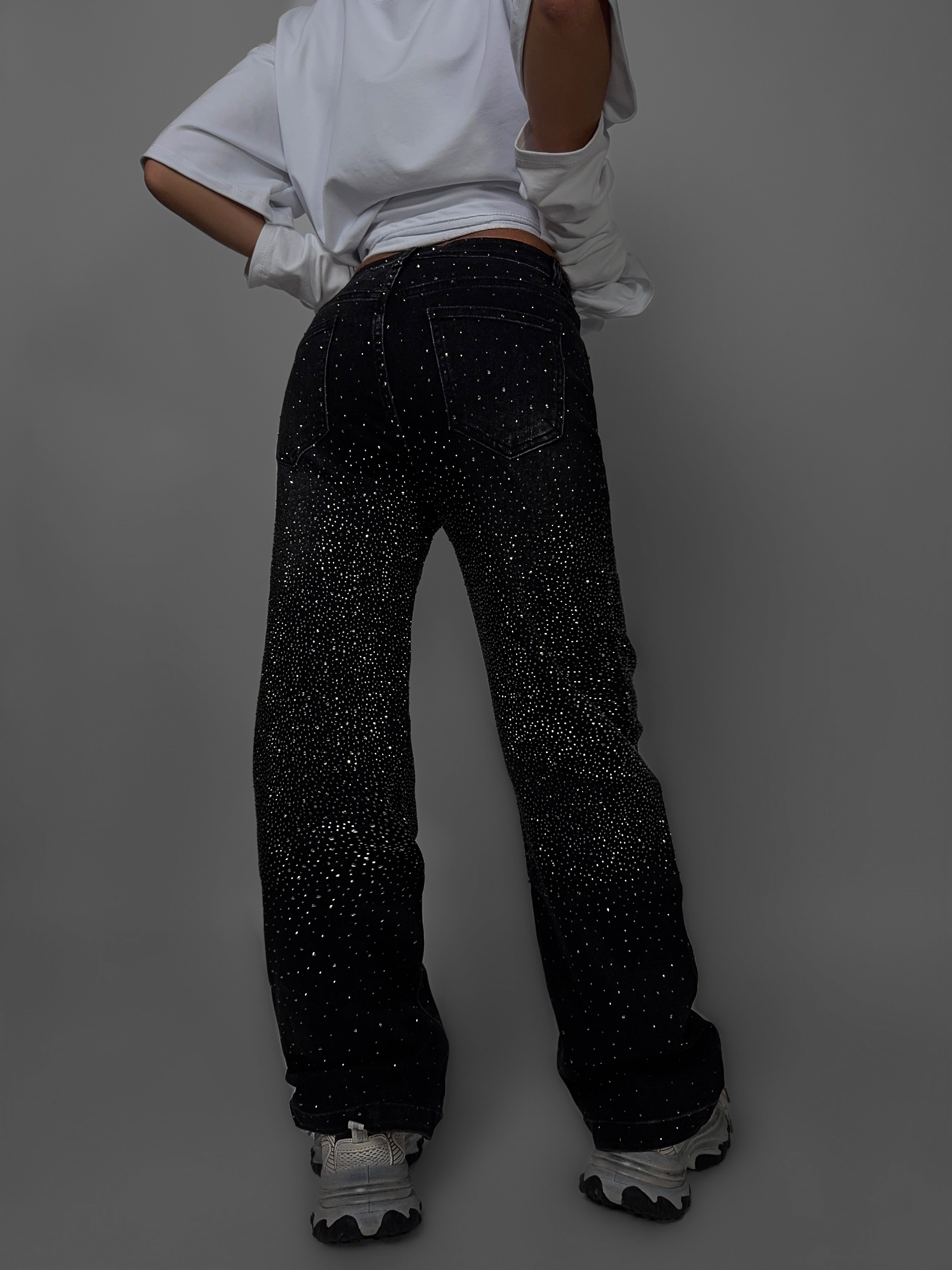 Jeans Gems Black