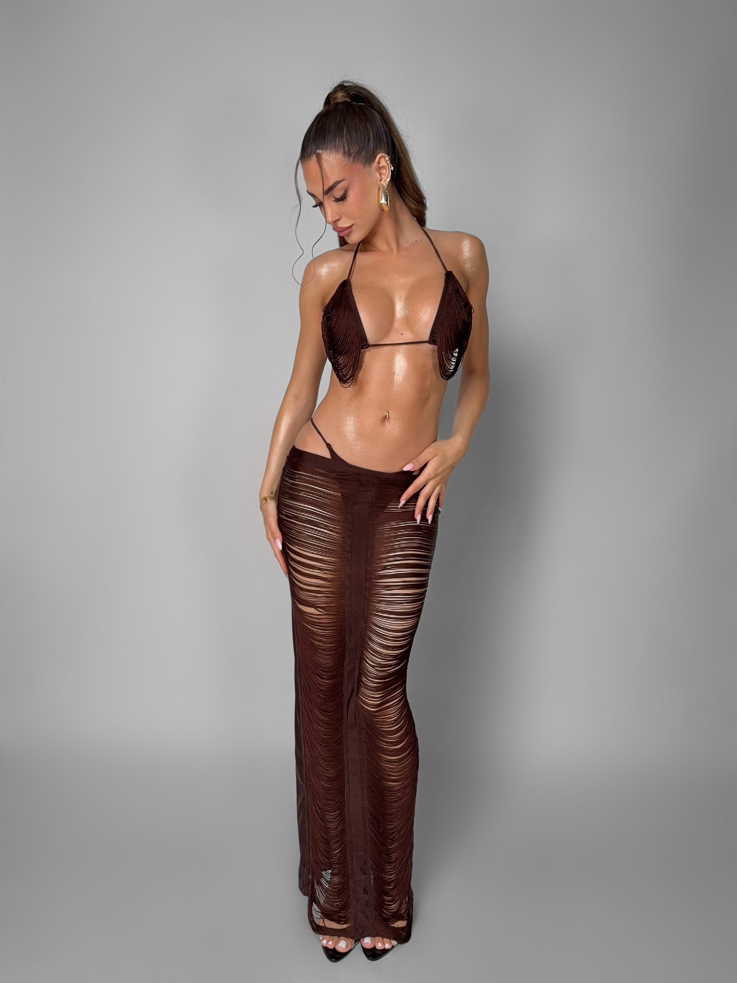 Set Bikini + Gonna Blaire -Brown