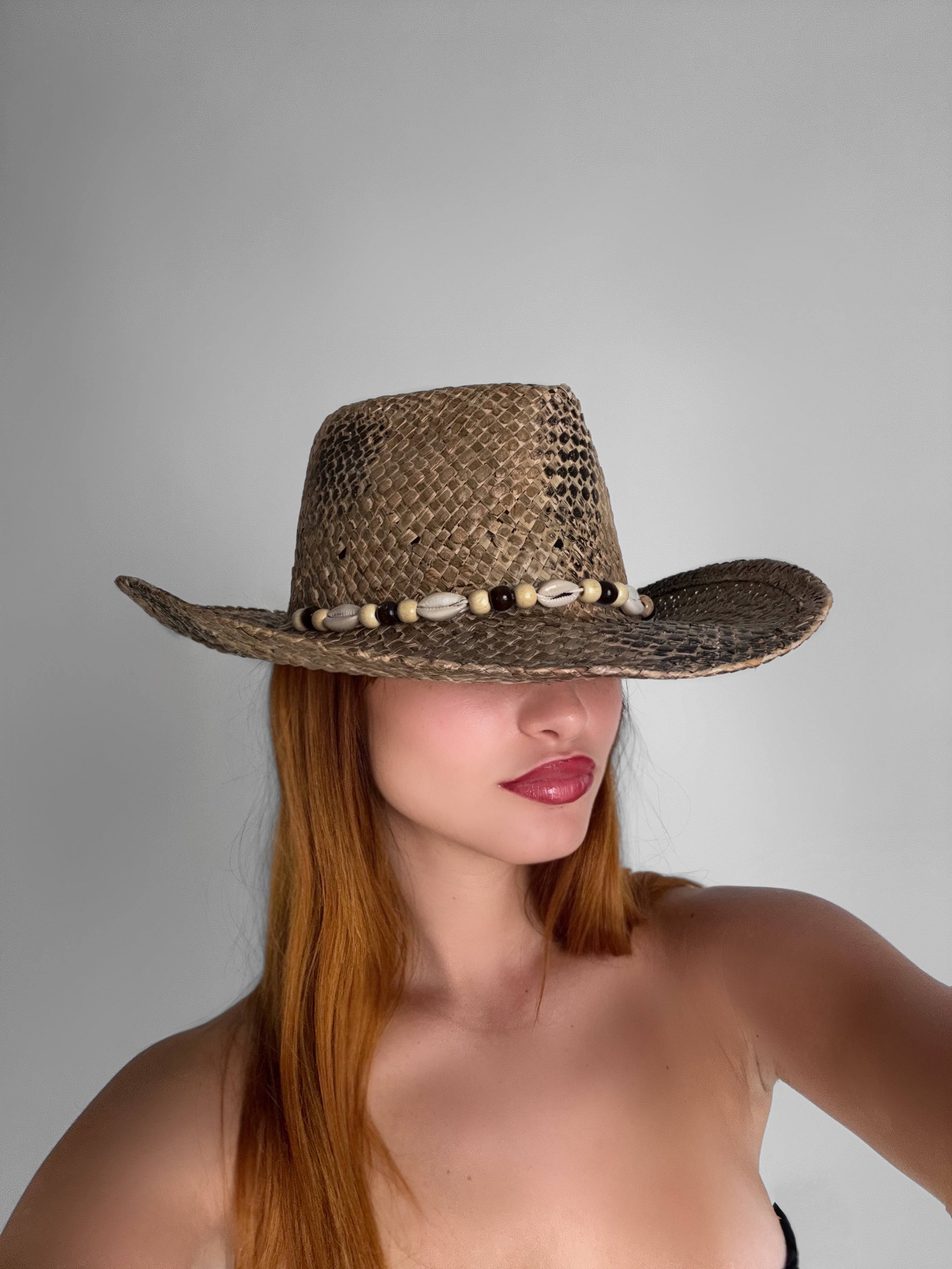 Cappello Straw And Shells