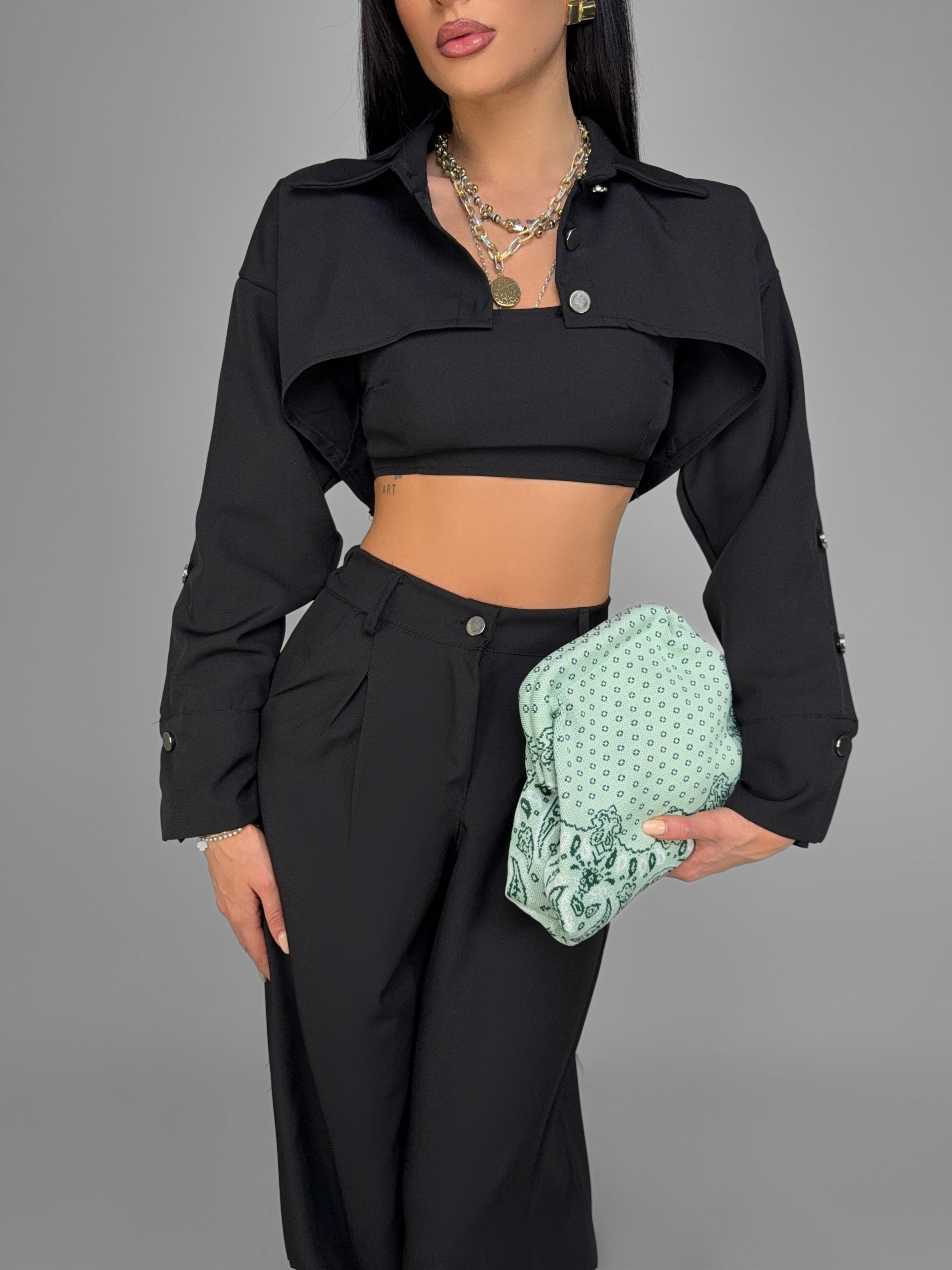 Set 3 Pezzi Street-Black