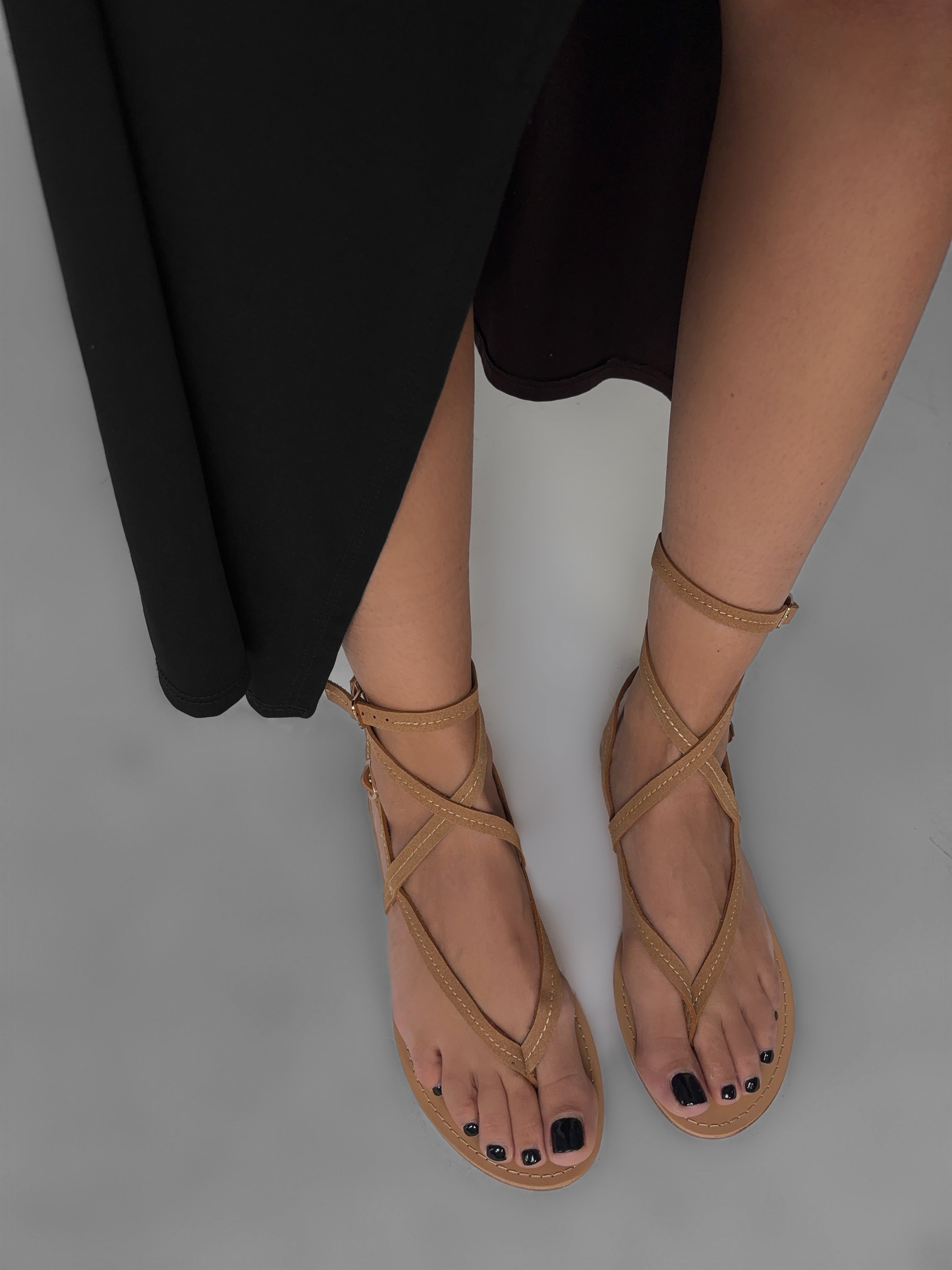 Sandalo Wrap Tie-Camel