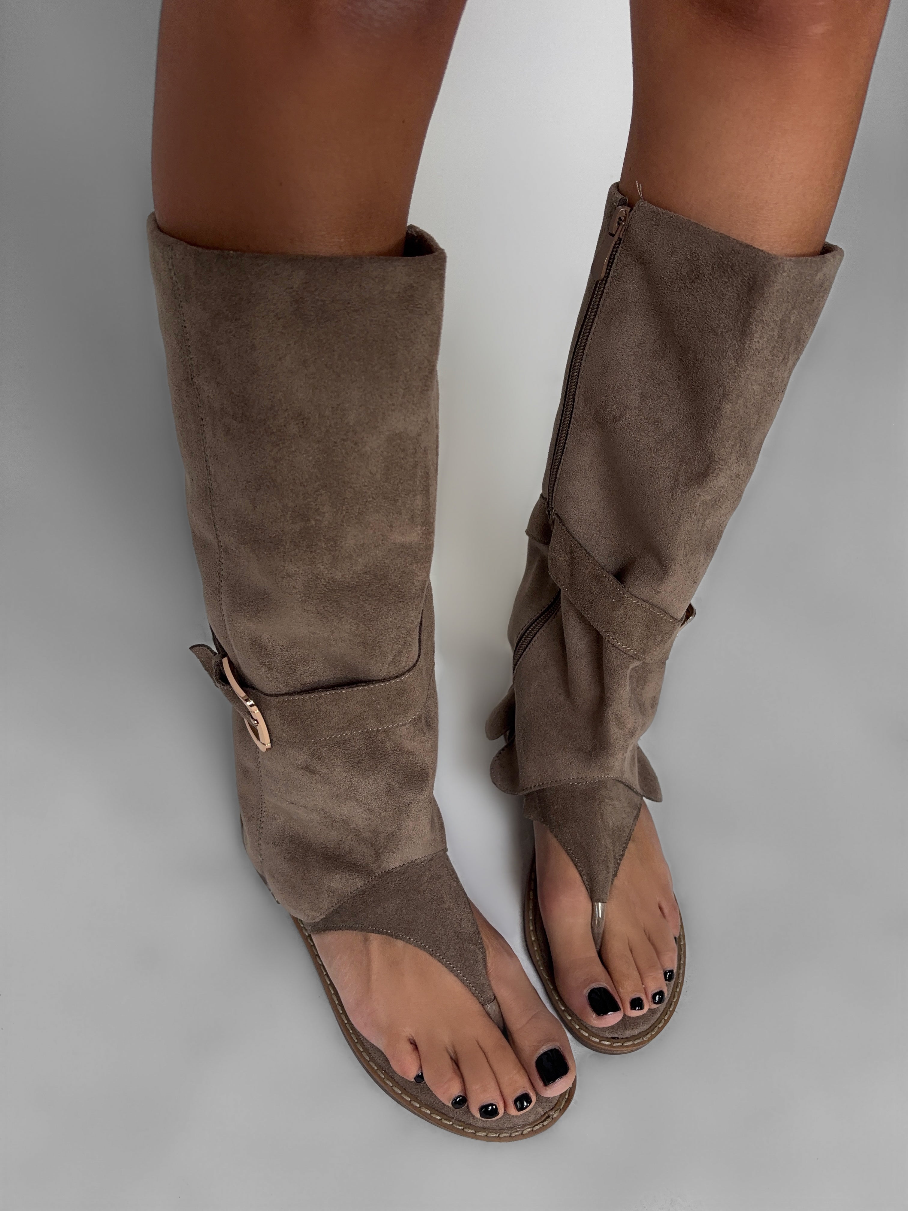 Sandalo Tall Gladiator - Grey
