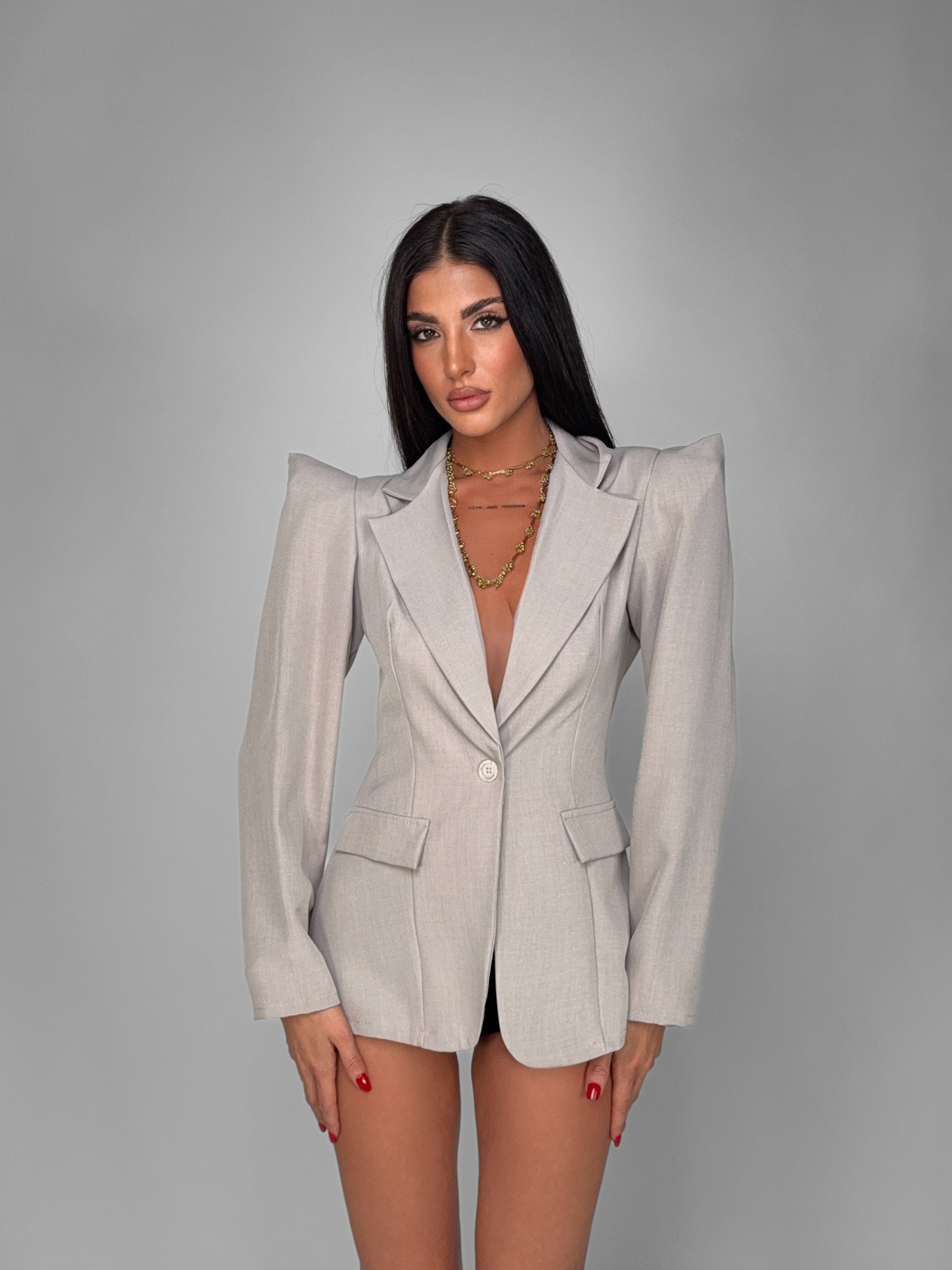 Blazer Shoulder Pad-Beige