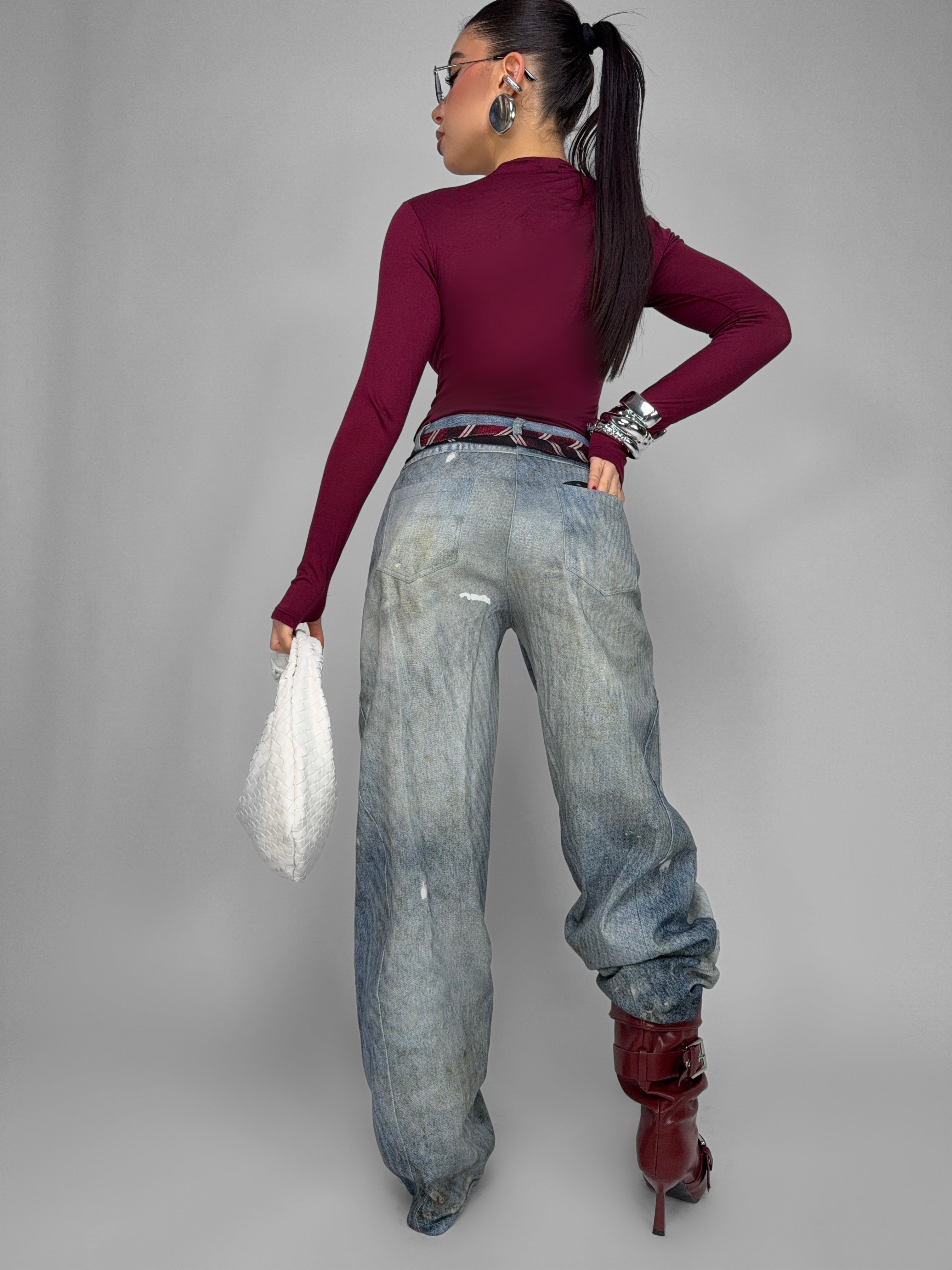 Jeans Denim Tie