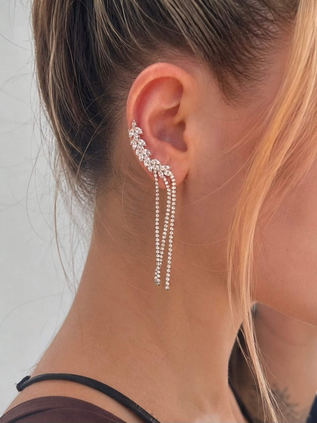 Earcuff Ivy Crystal
