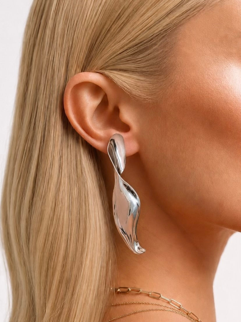 Orecchini Spiral Elegance - Silver