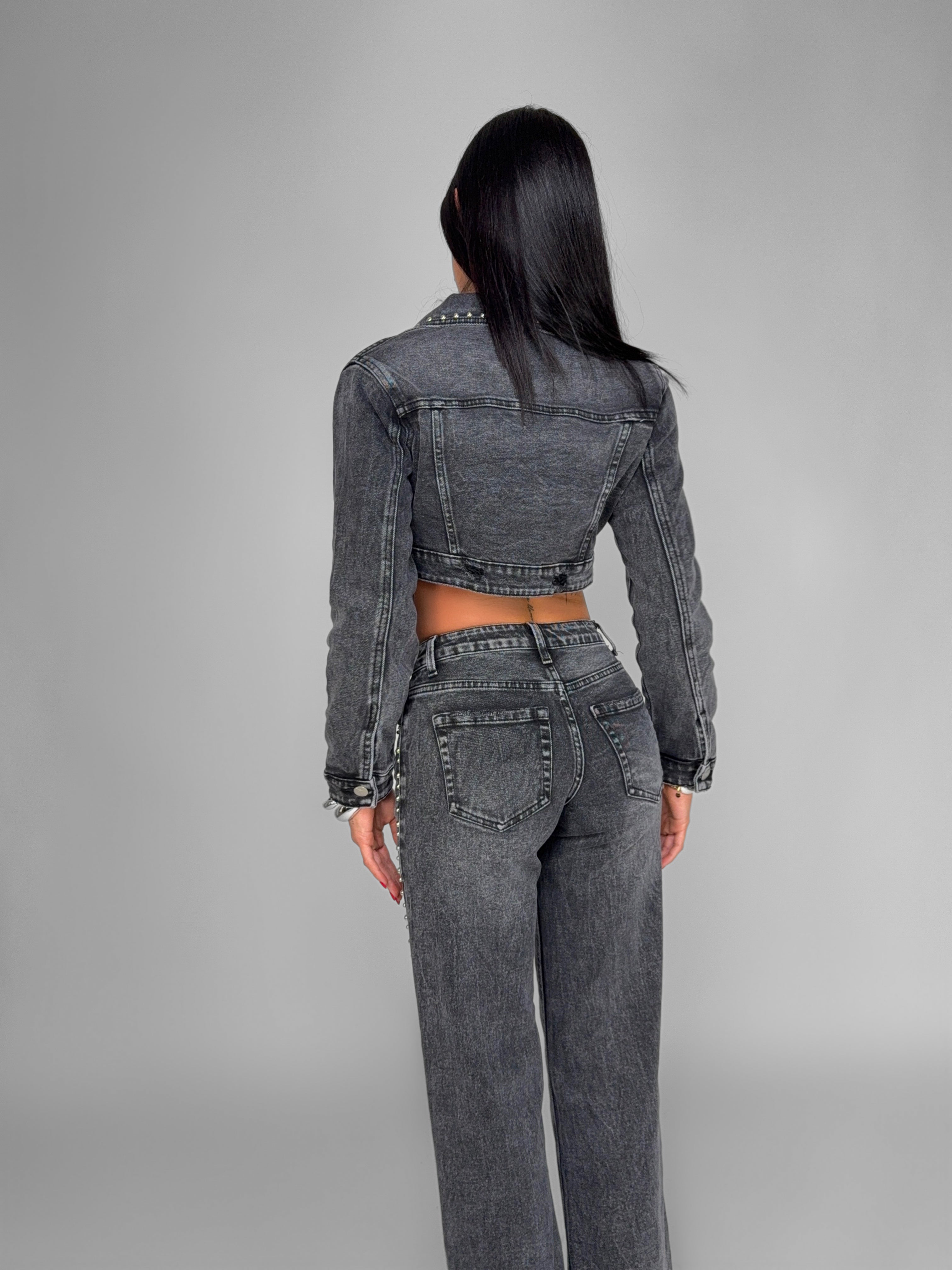 Giacca Stud Line-Grey