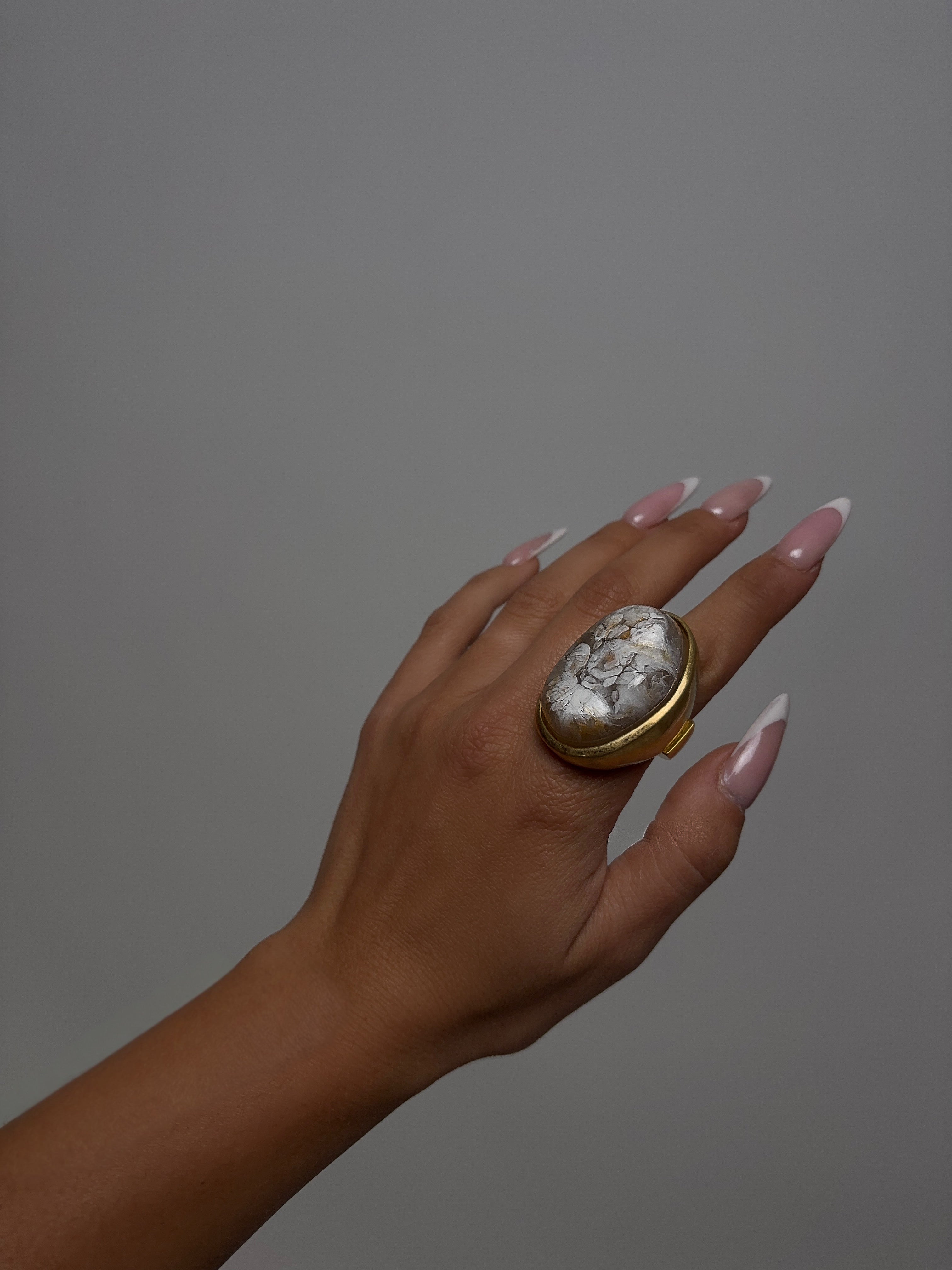 Anello Oval Ring-Silver