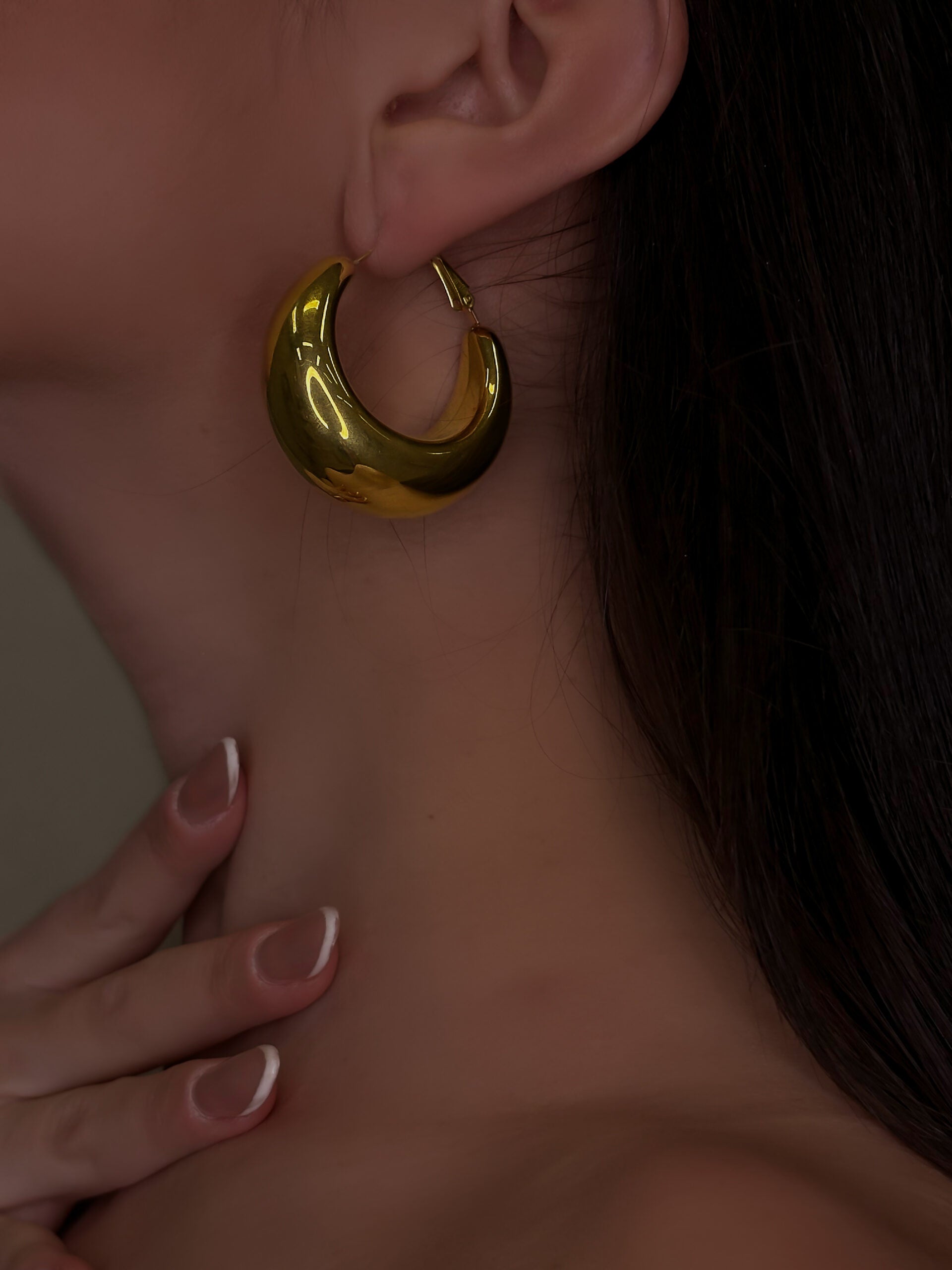 Orecchini Thick Gold