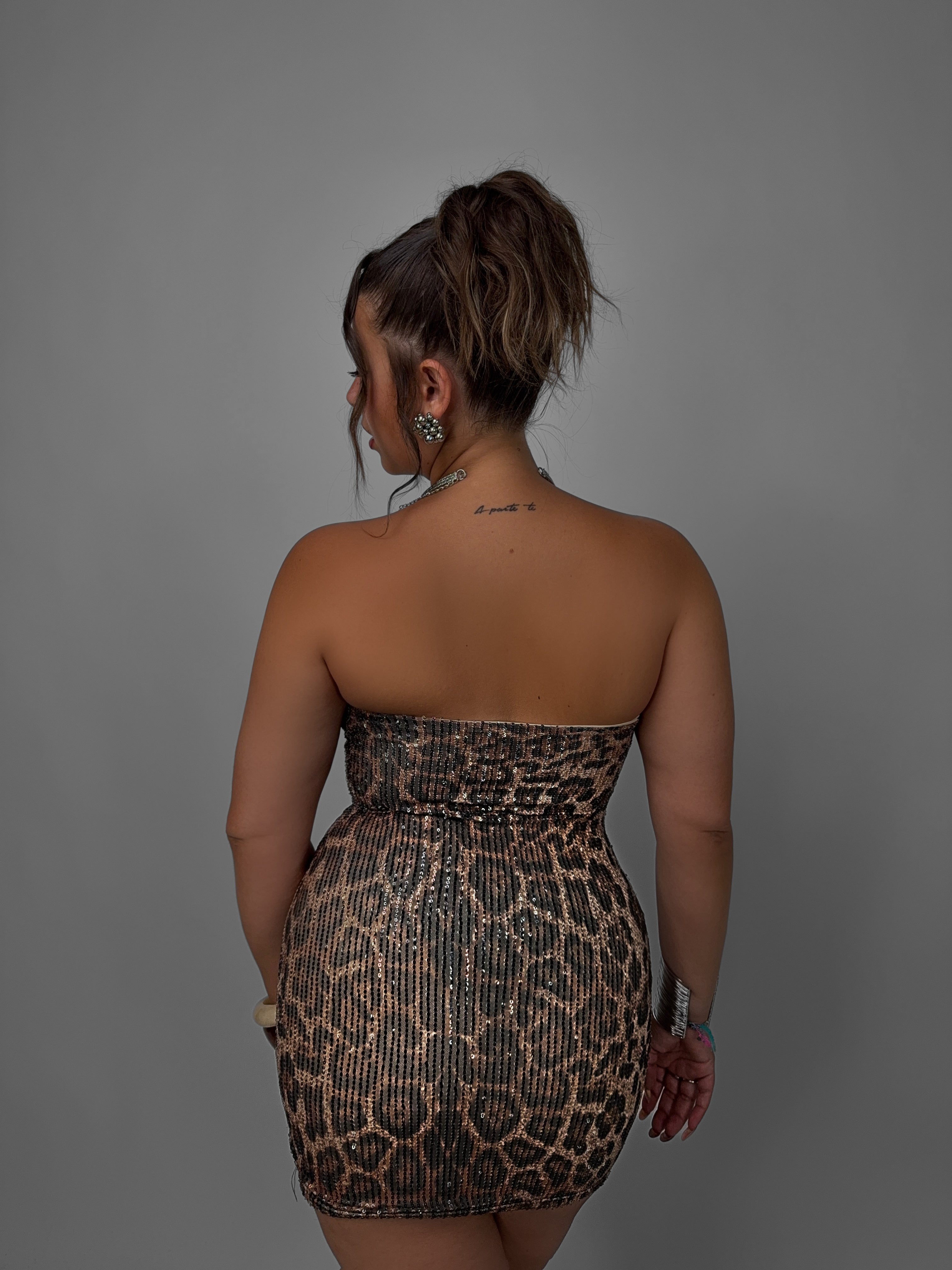 CURVY FIT - Sequin Sparkle Dress