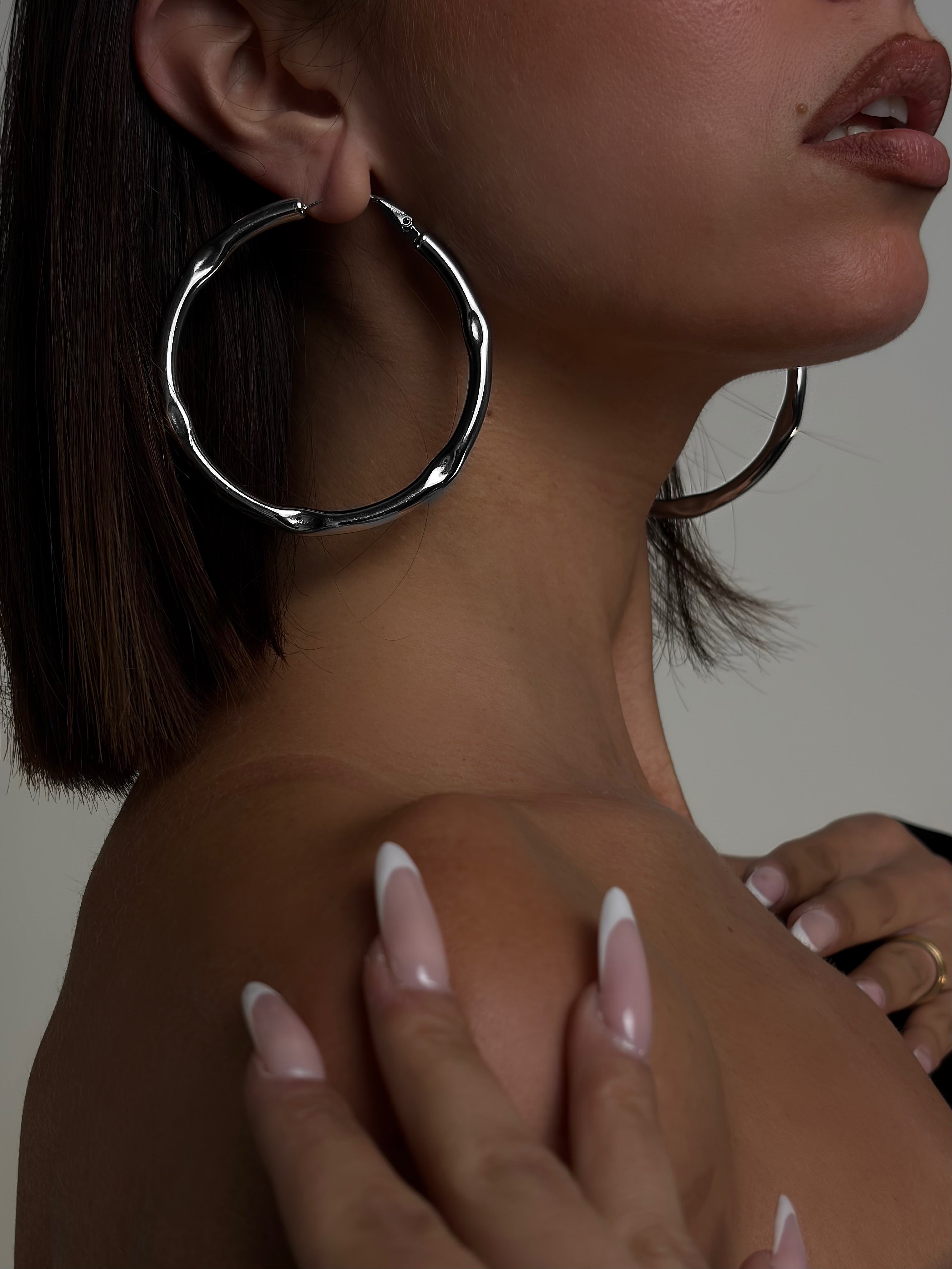 Orecchini Modern Chic-Silver