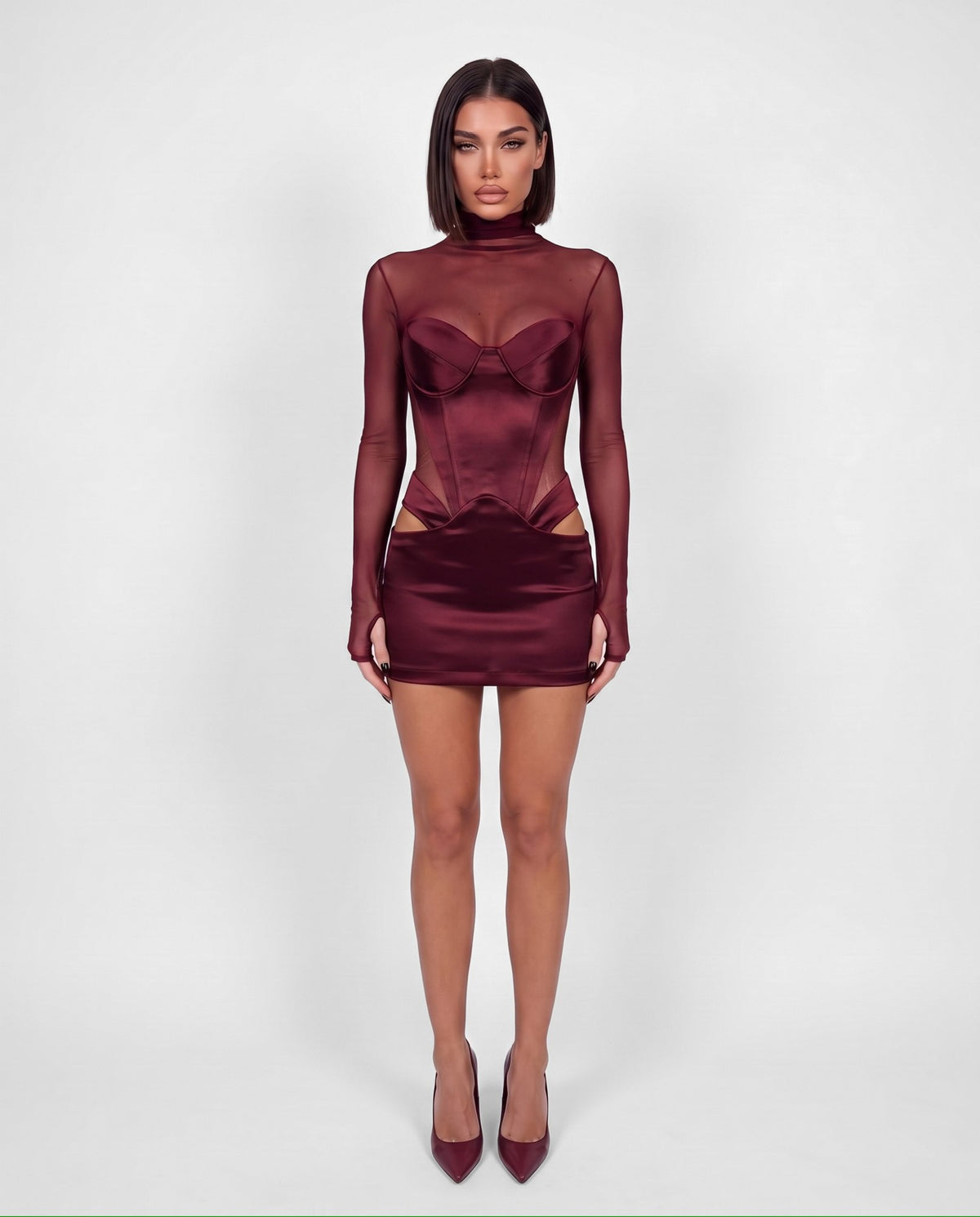Abito Bridal-Cherry Red