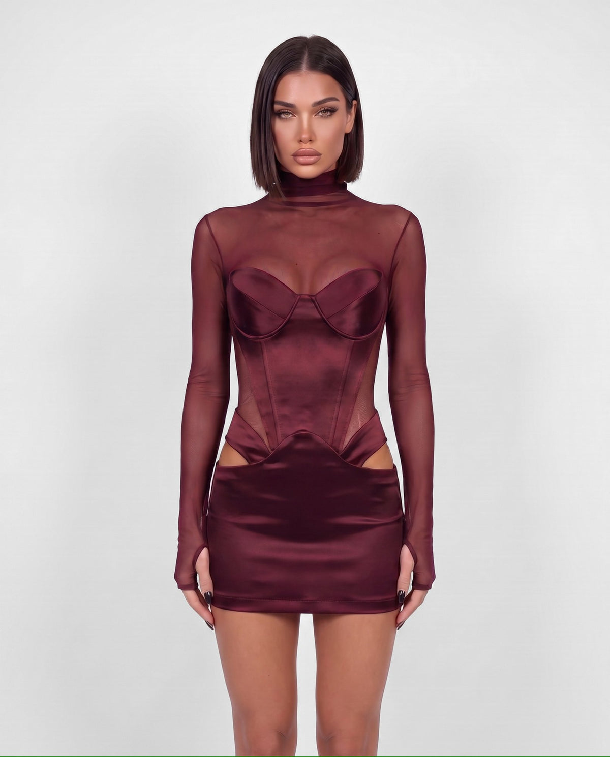 Abito Bridal-Cherry Red