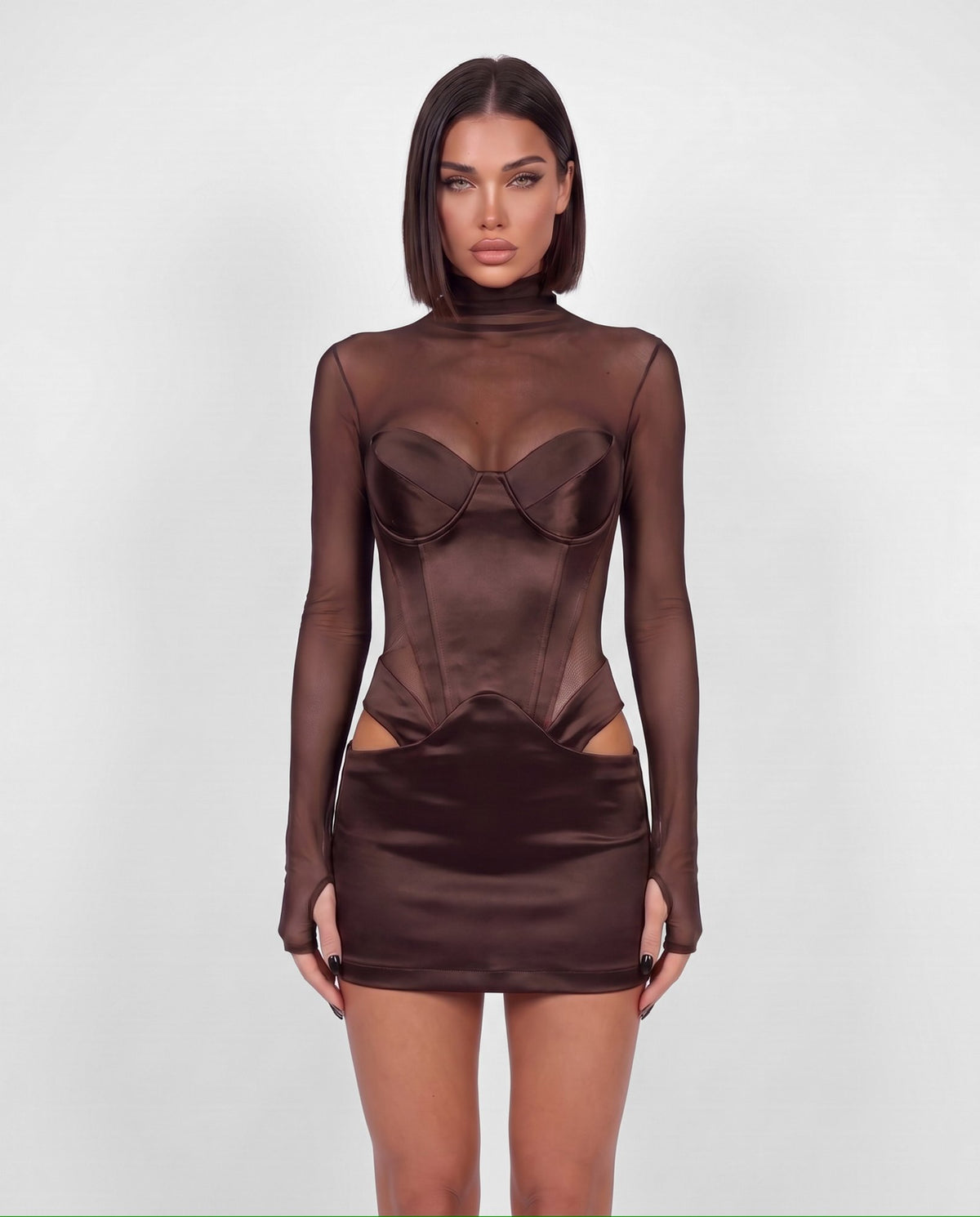 Abito Bridal-Brown