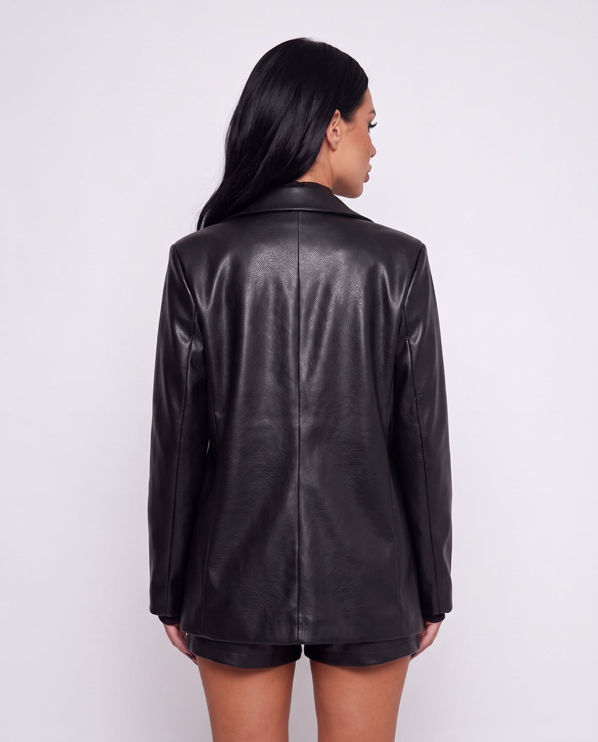 Giacca Leather Edge-Black