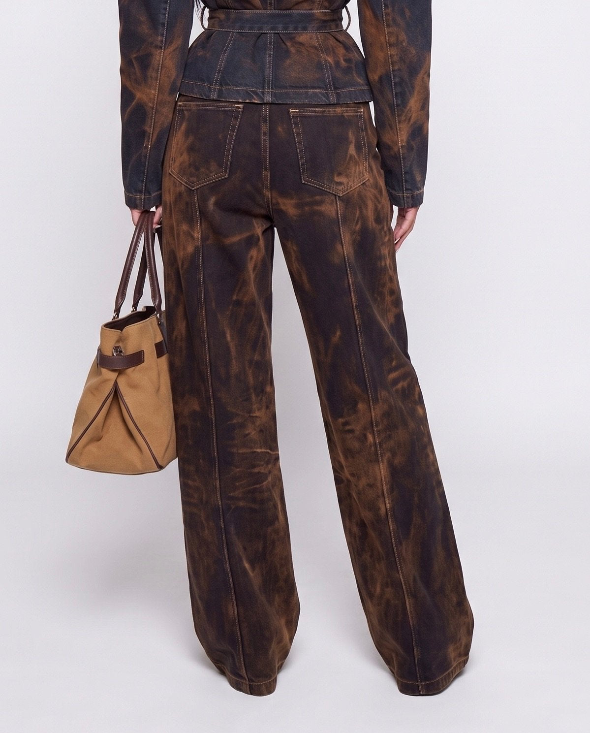 Pantalone Velvet Mood-Brown