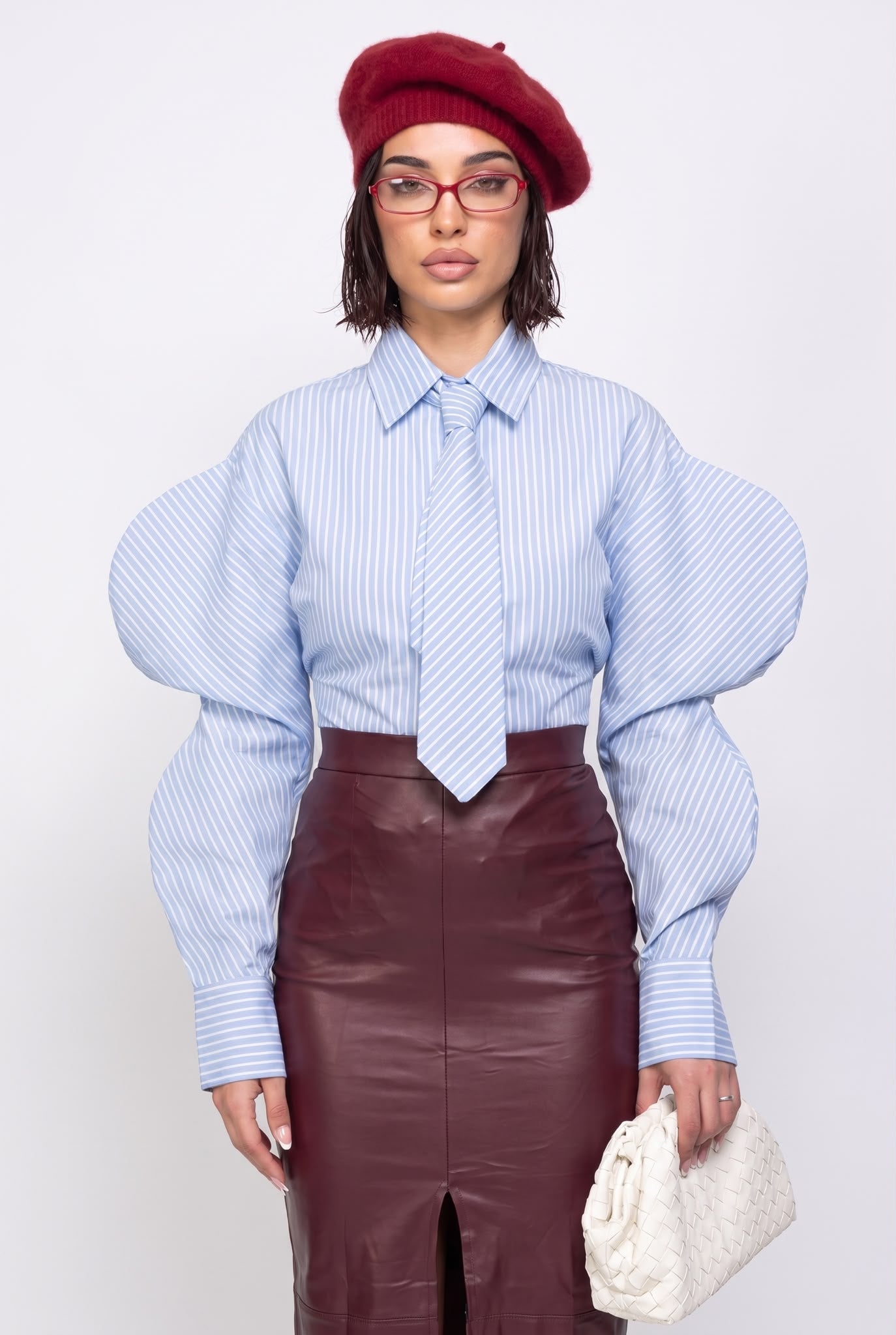 Camicia Tie Up-Jeans