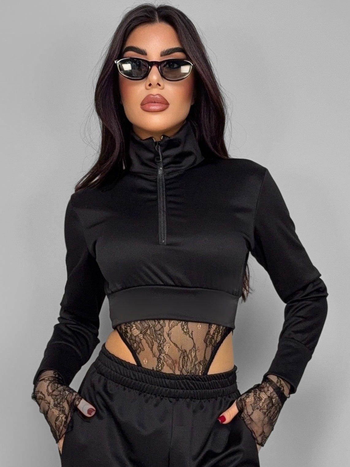 Cord-set Lace Delirium Complete - Black