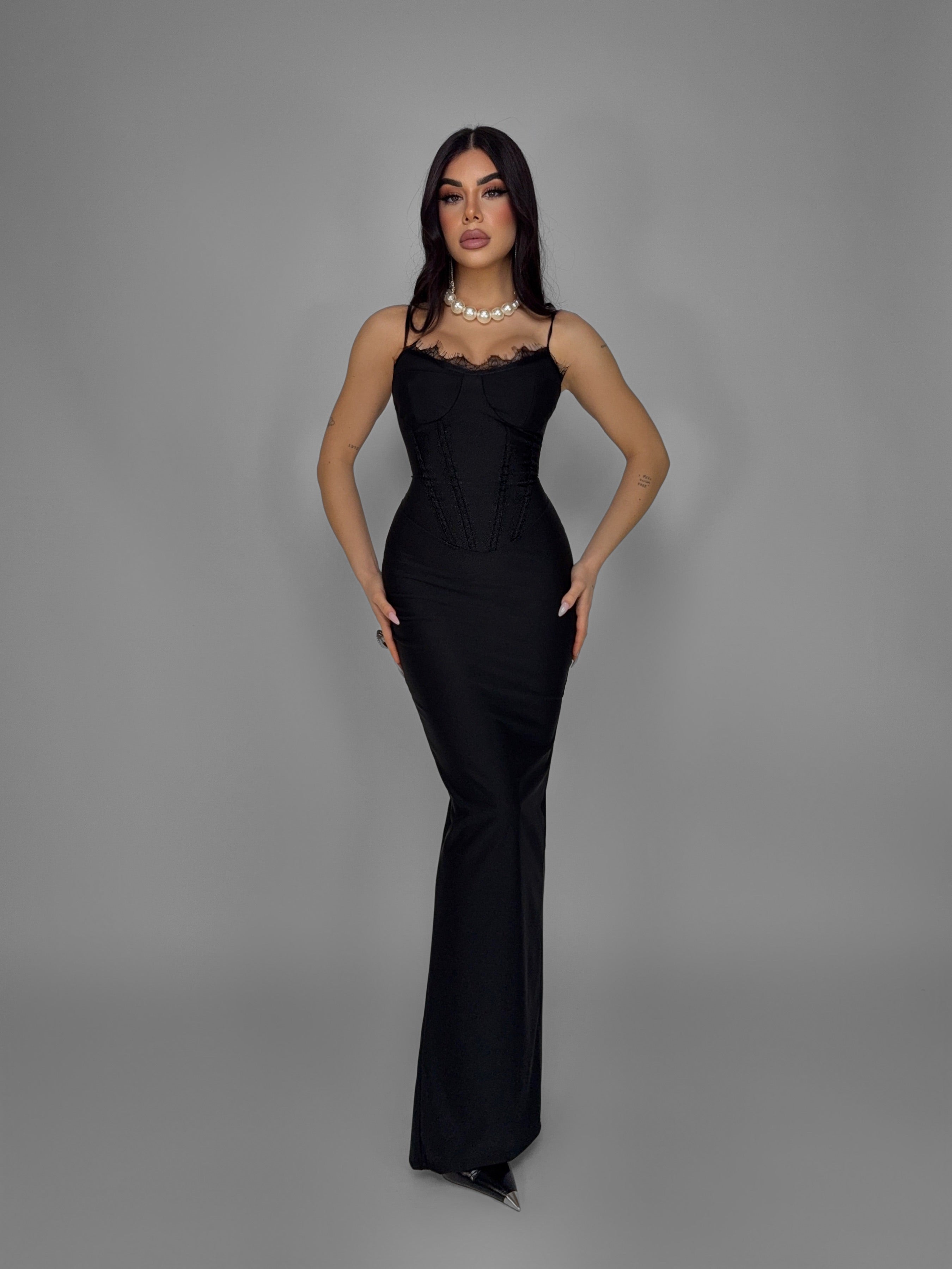 Abito Sculpt Kim - Black