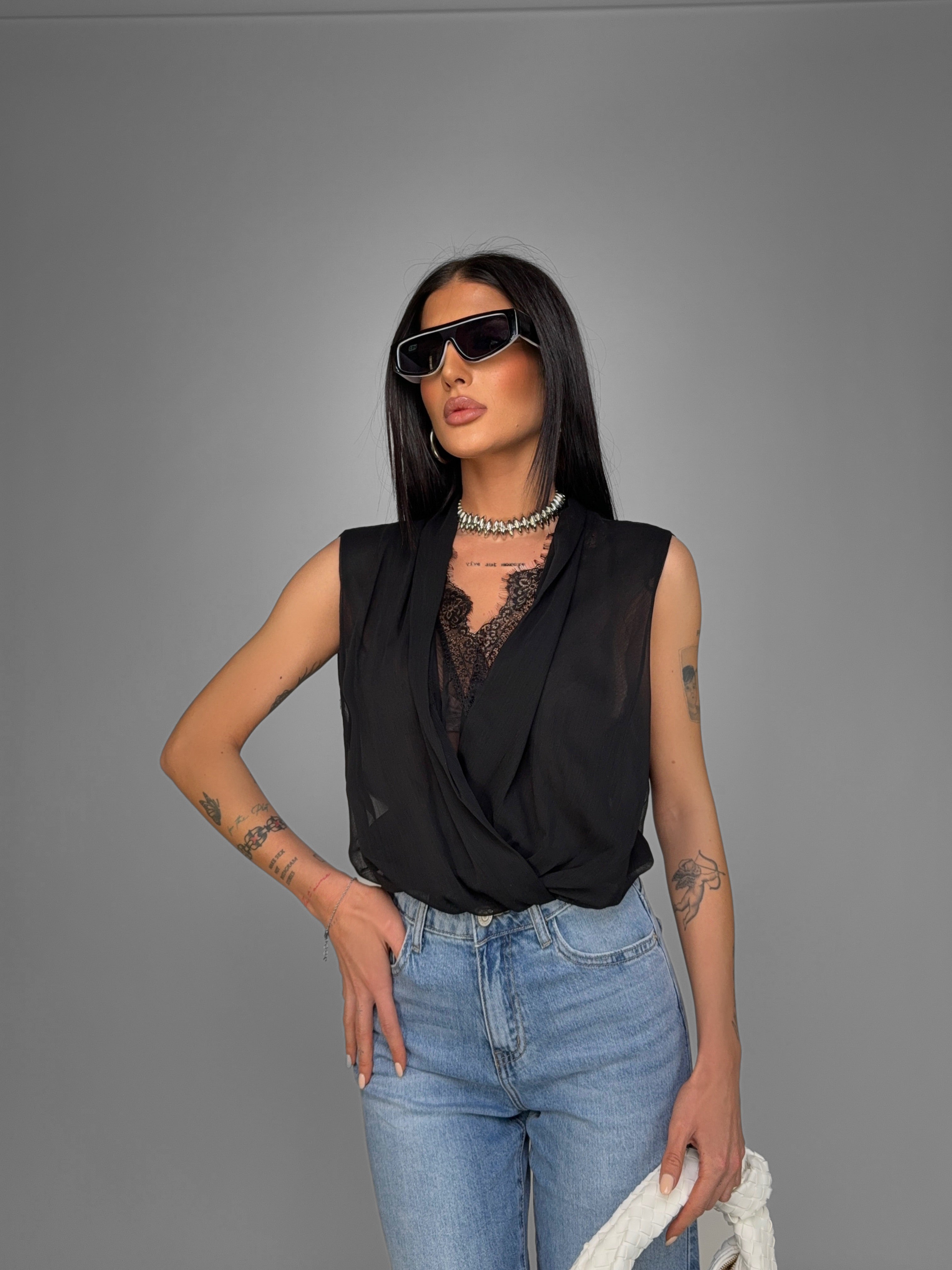 Top Lace Muse-Black