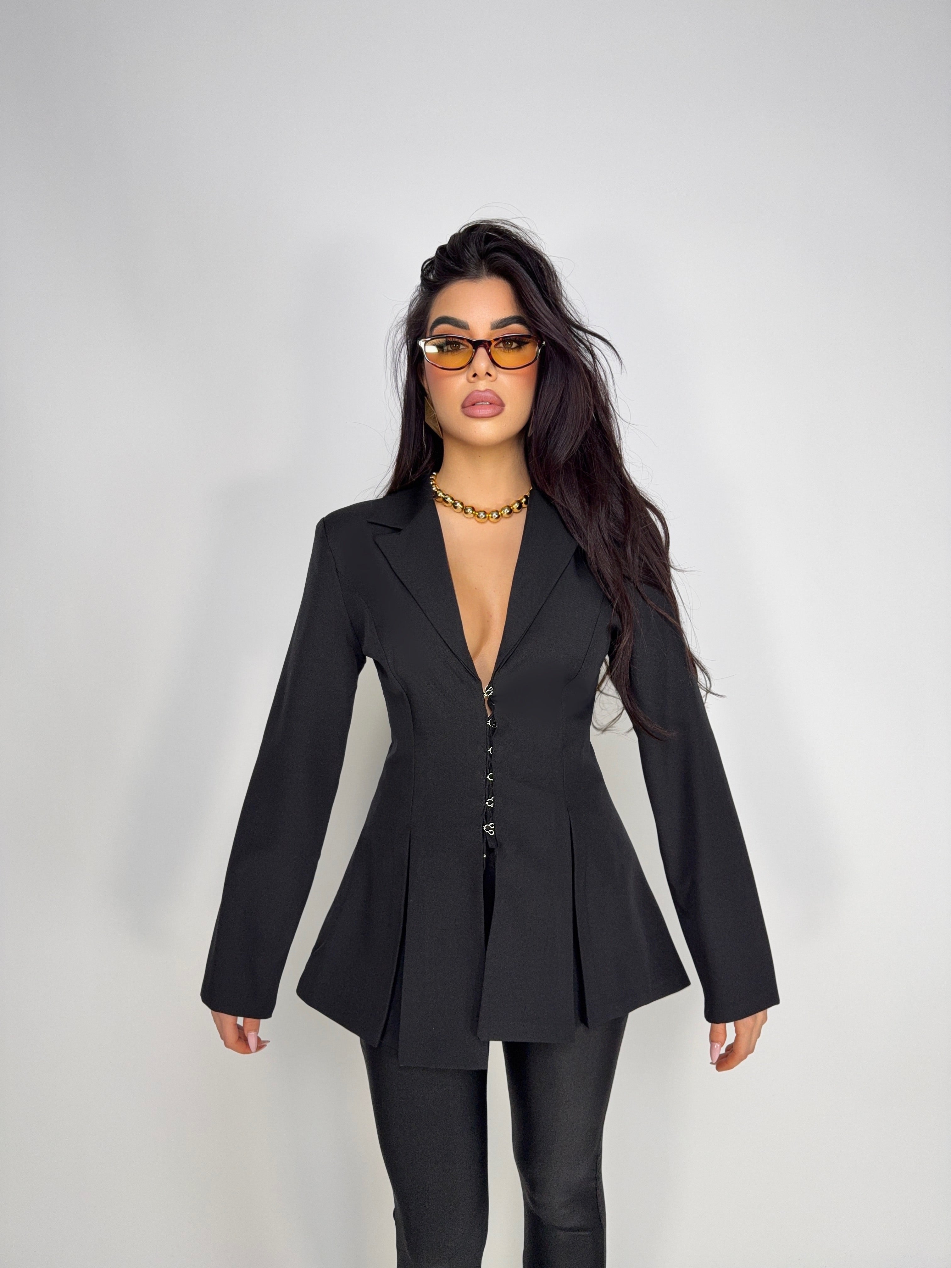 Giacca Hook Chic-Black