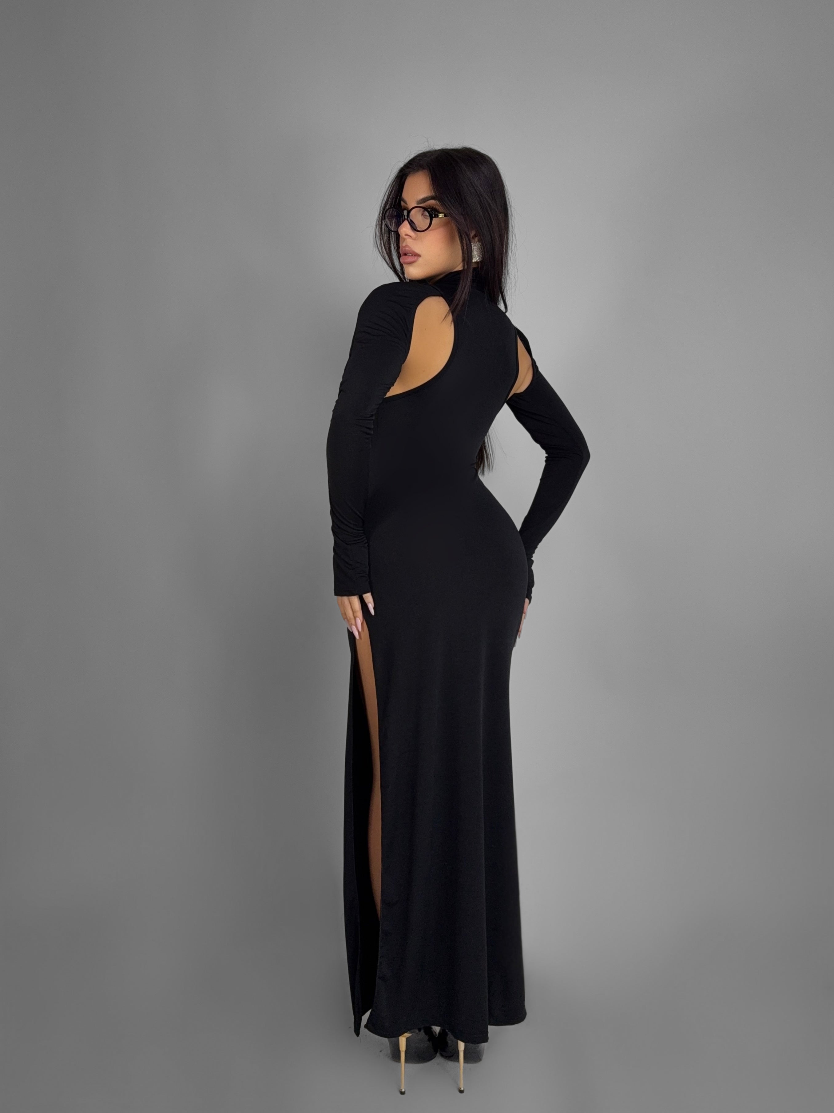 Abito Night Angel-Black