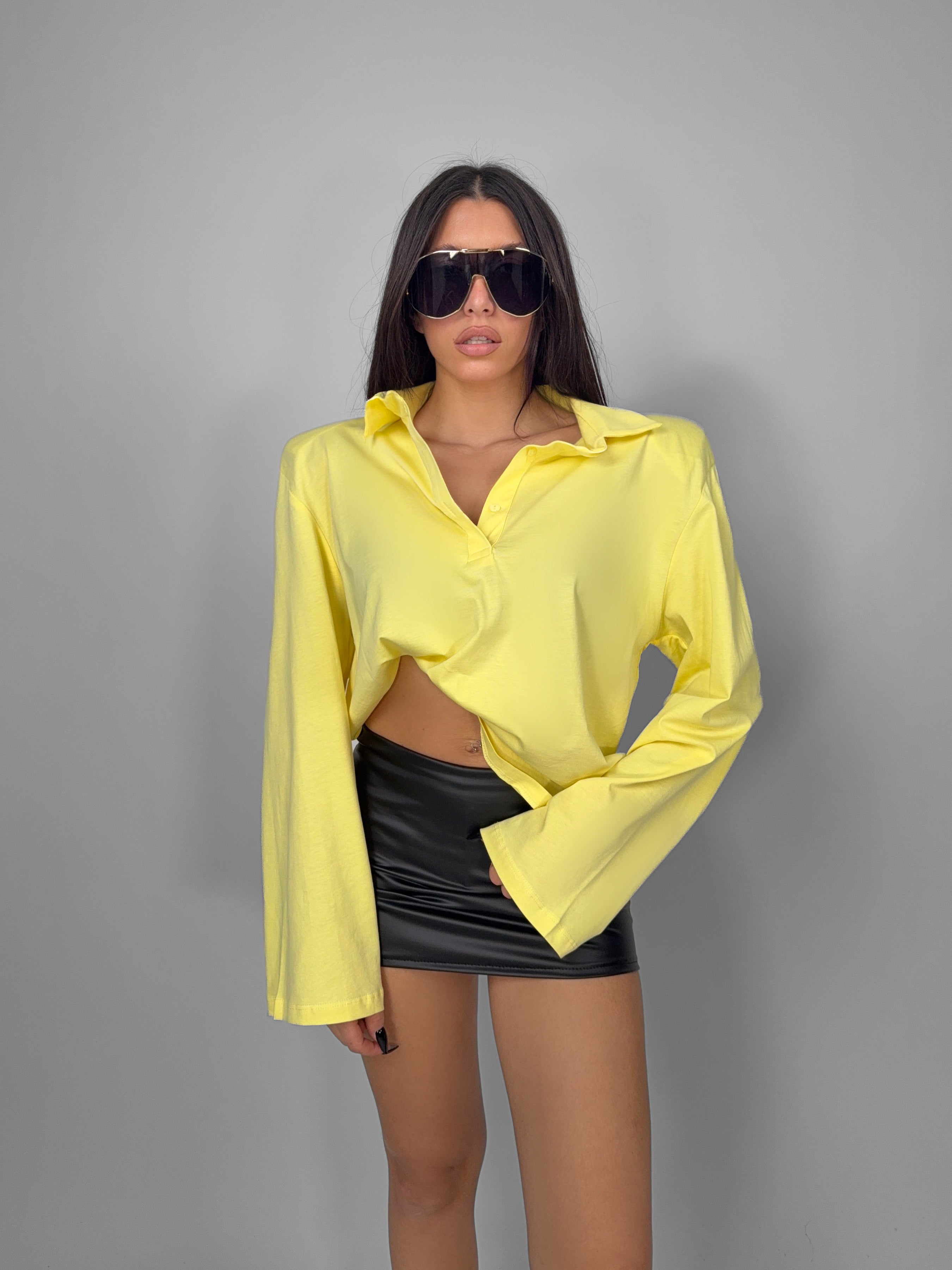 Polo Power Shoulder-Yellow