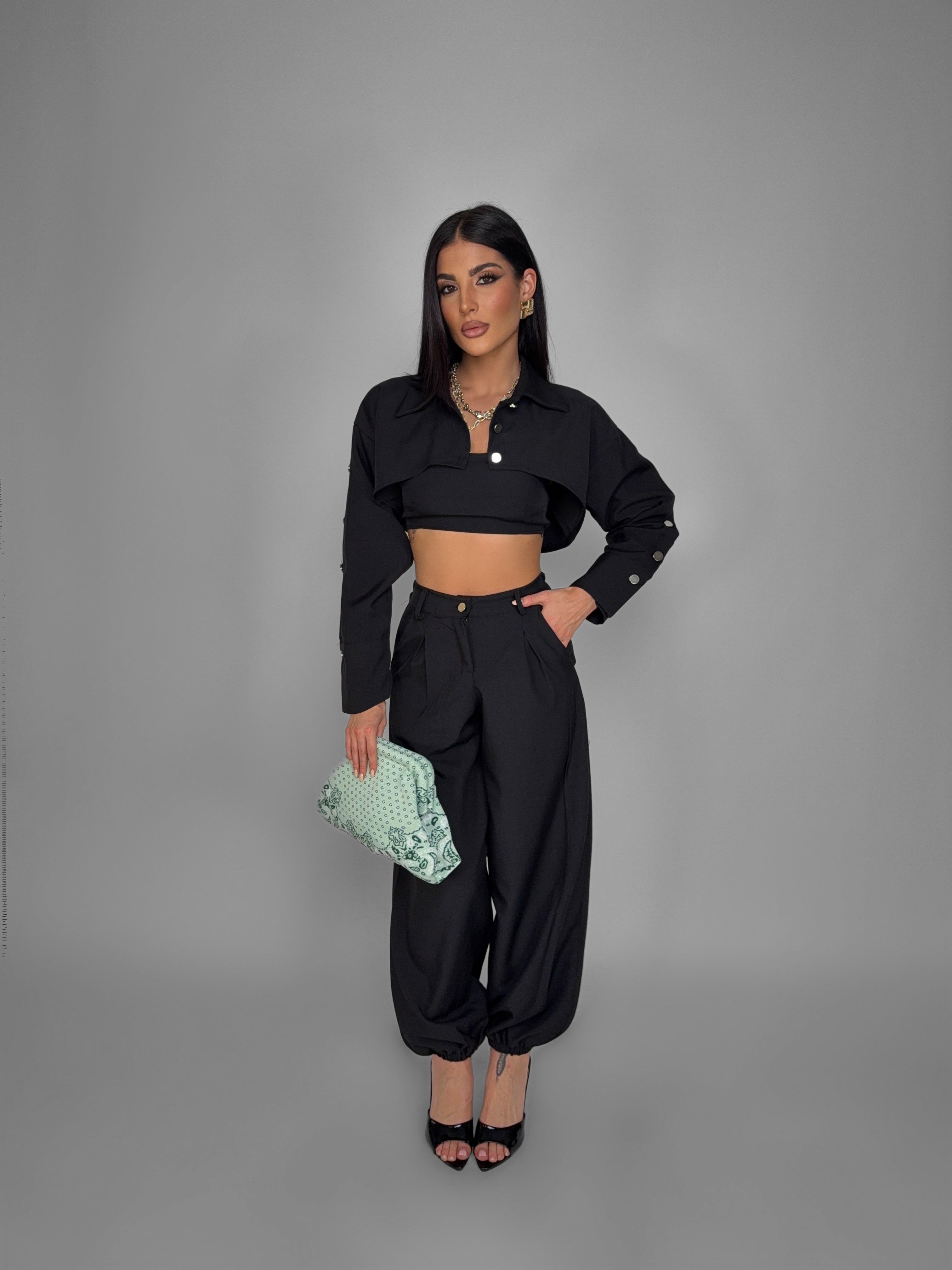 Set 3 Pezzi Street-Black