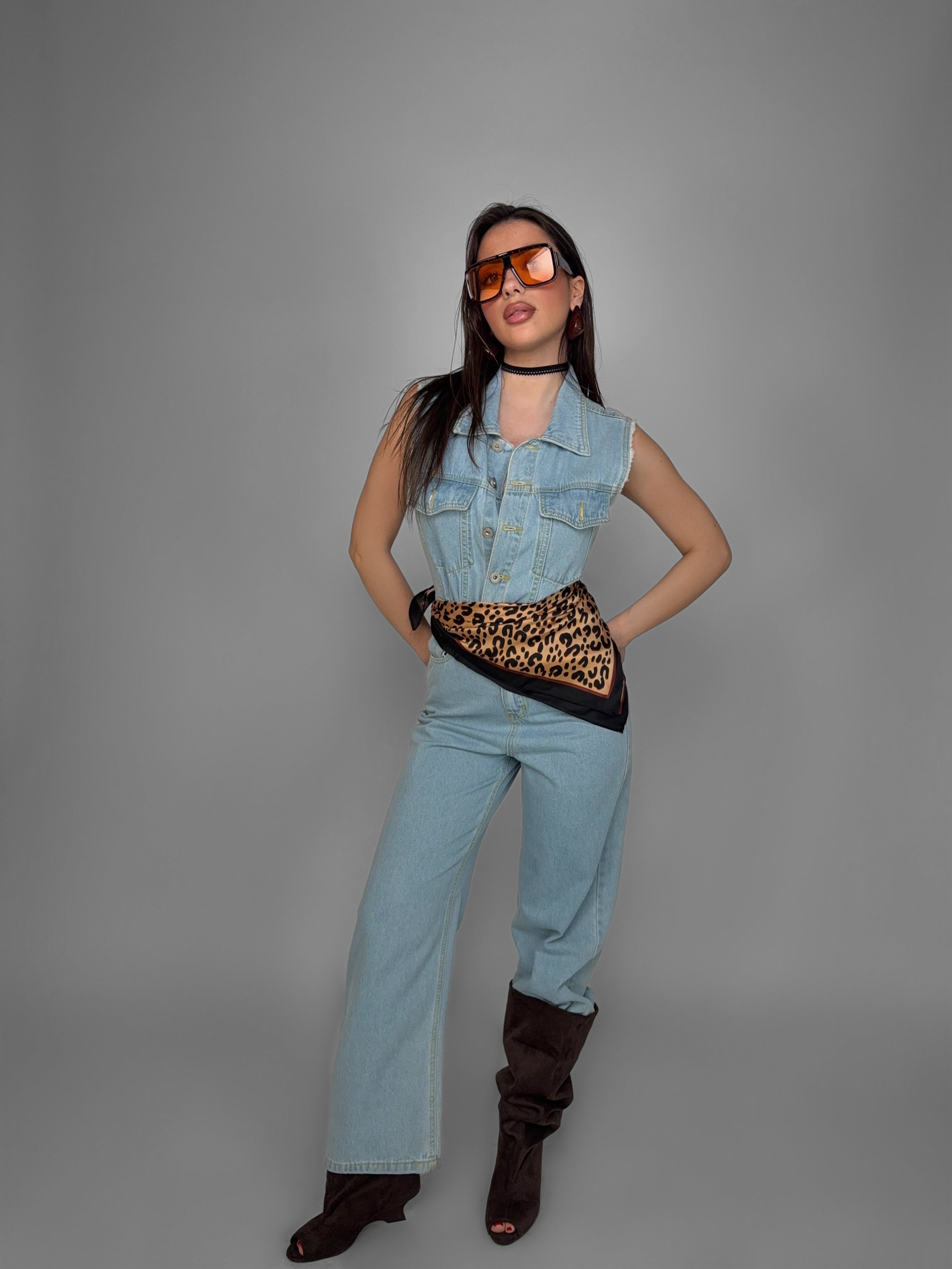 Tuta Denim Utility