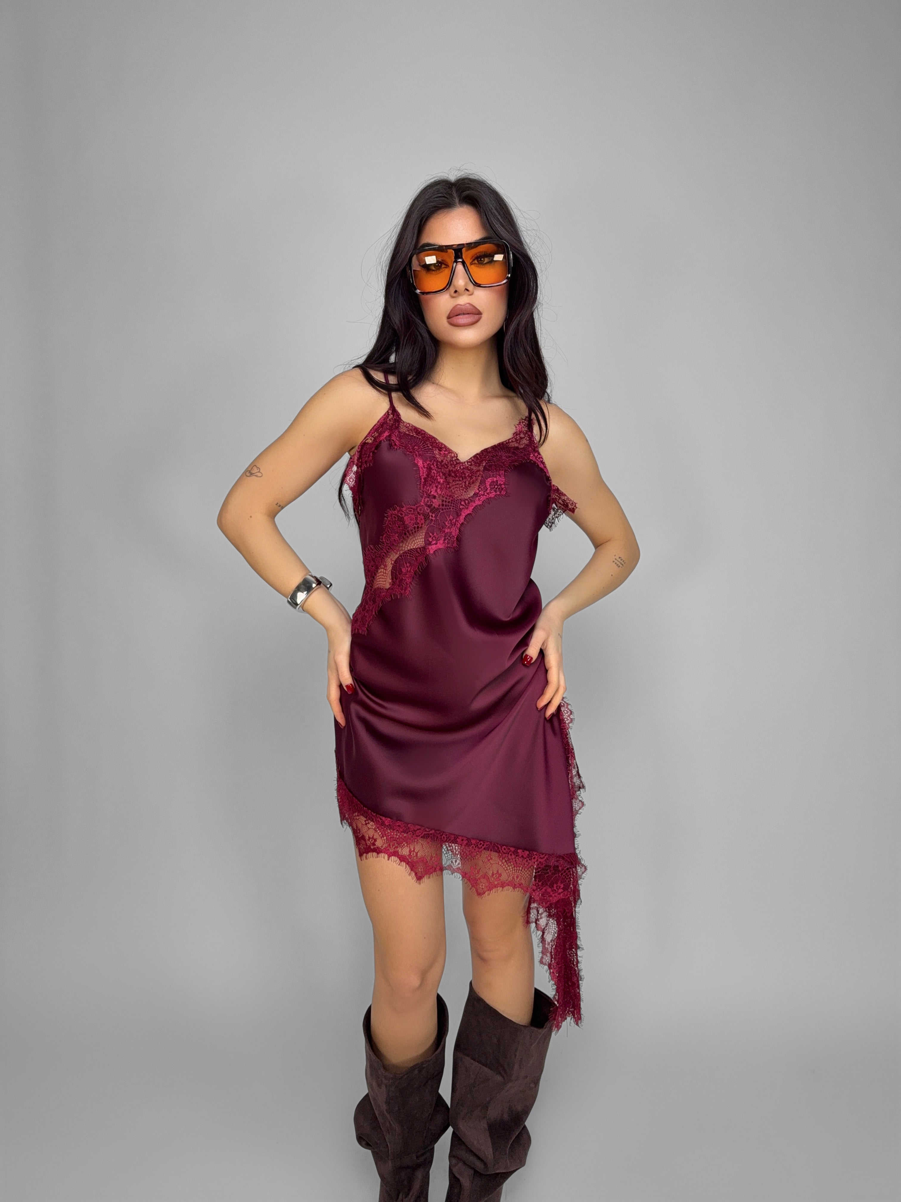 Silk Detail Dress