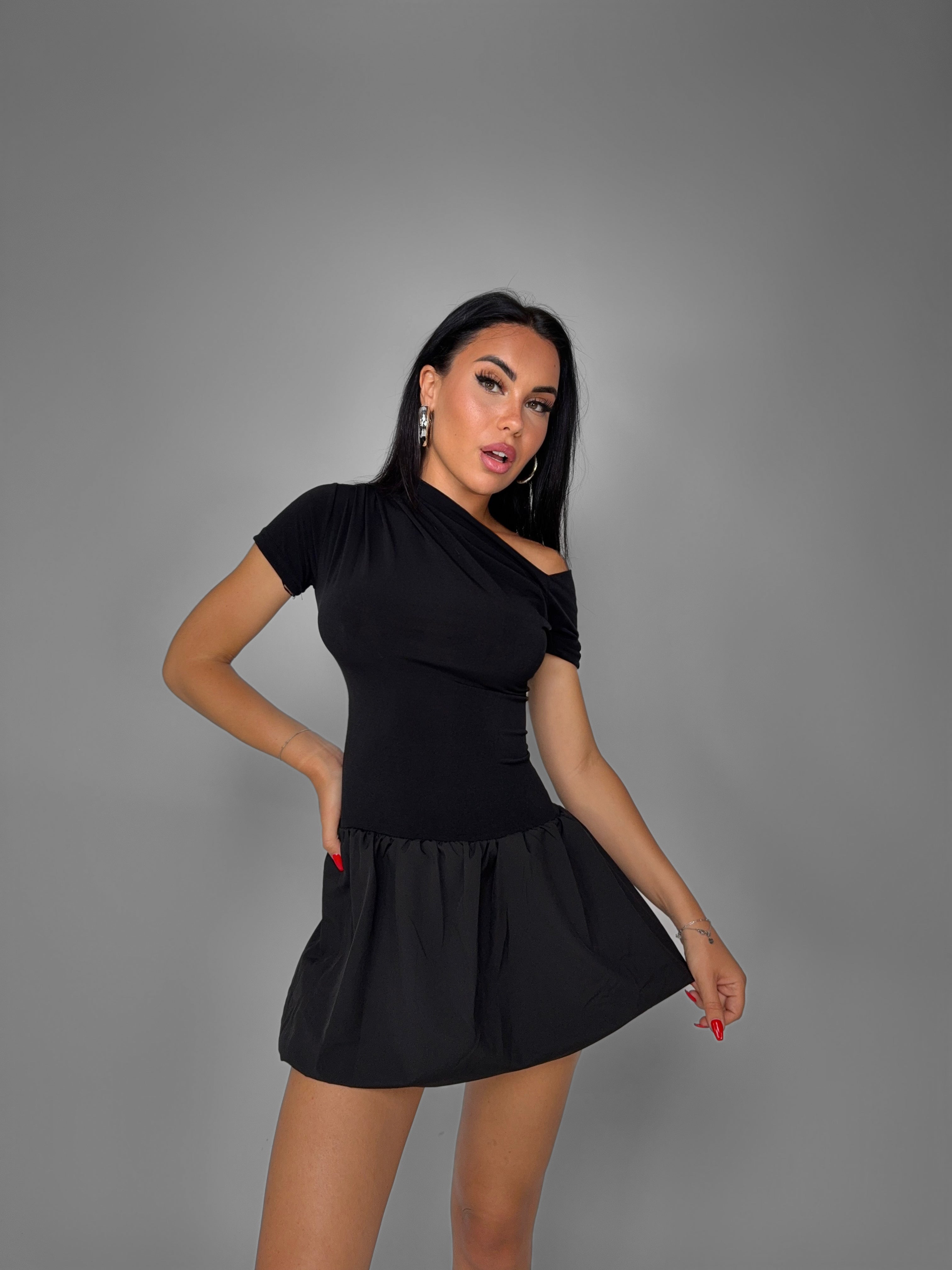 Abito Chic Black-Black