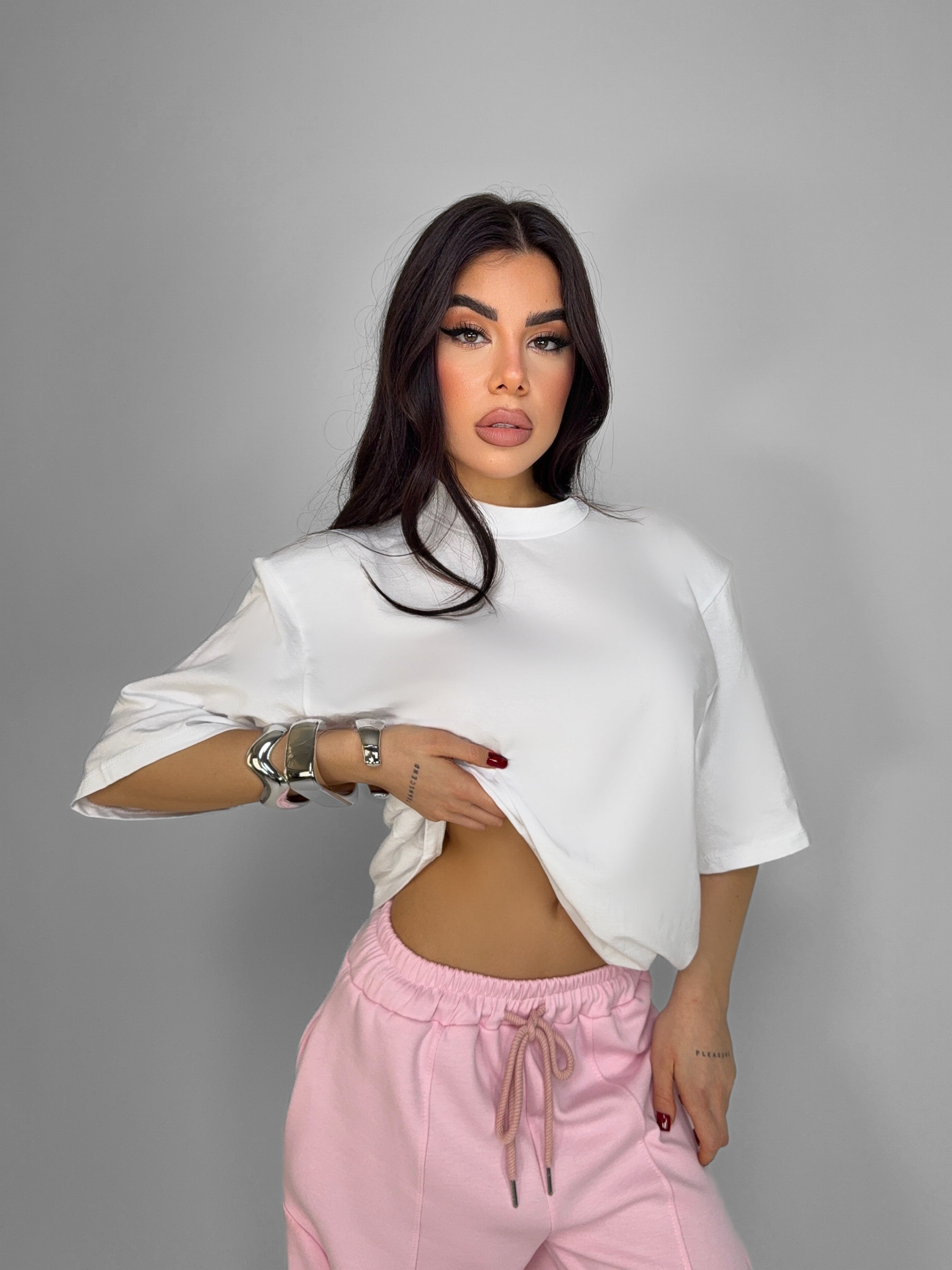 Maxi Maglia Balanced-White