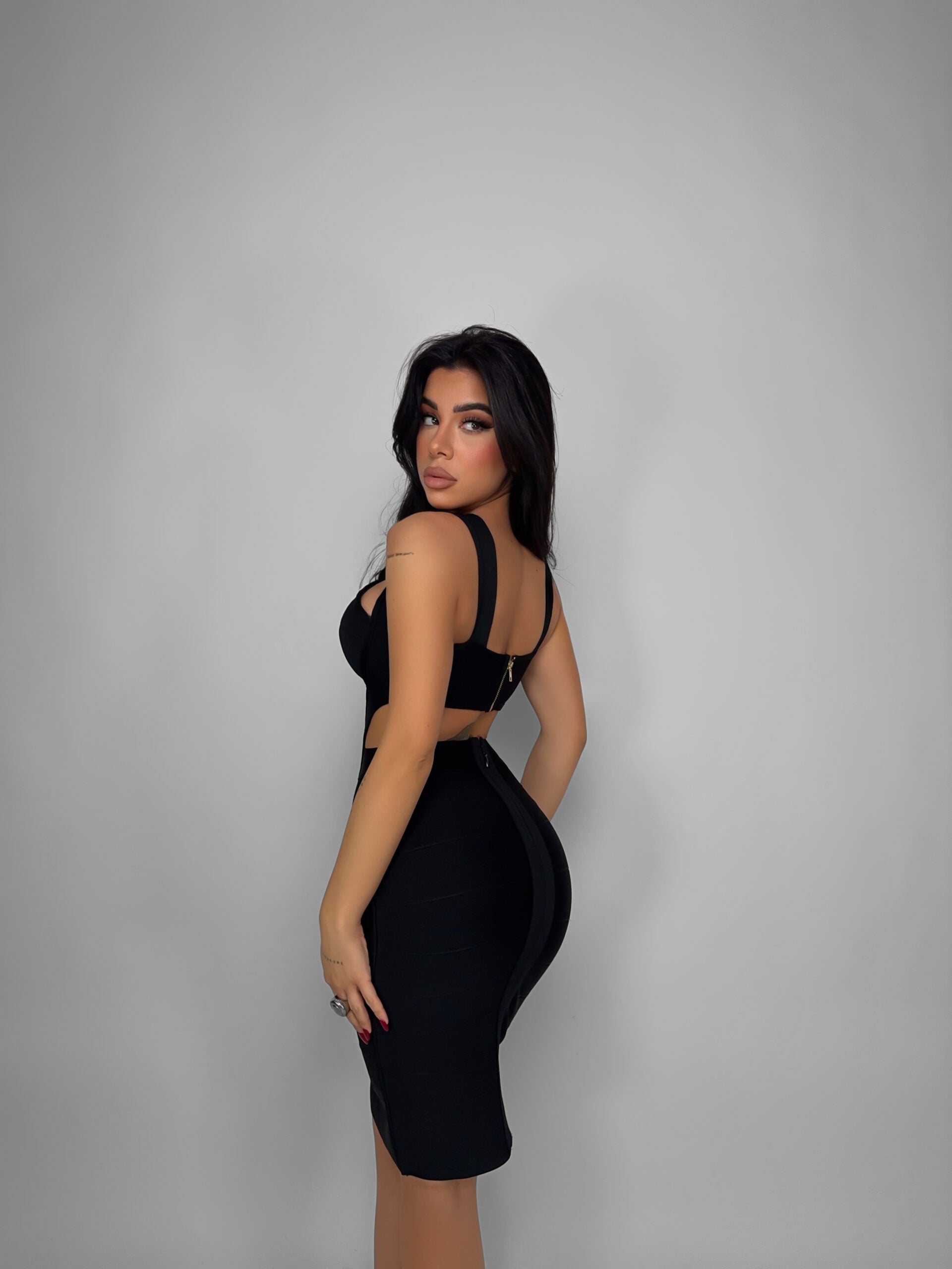 Abito Bustier Cross
