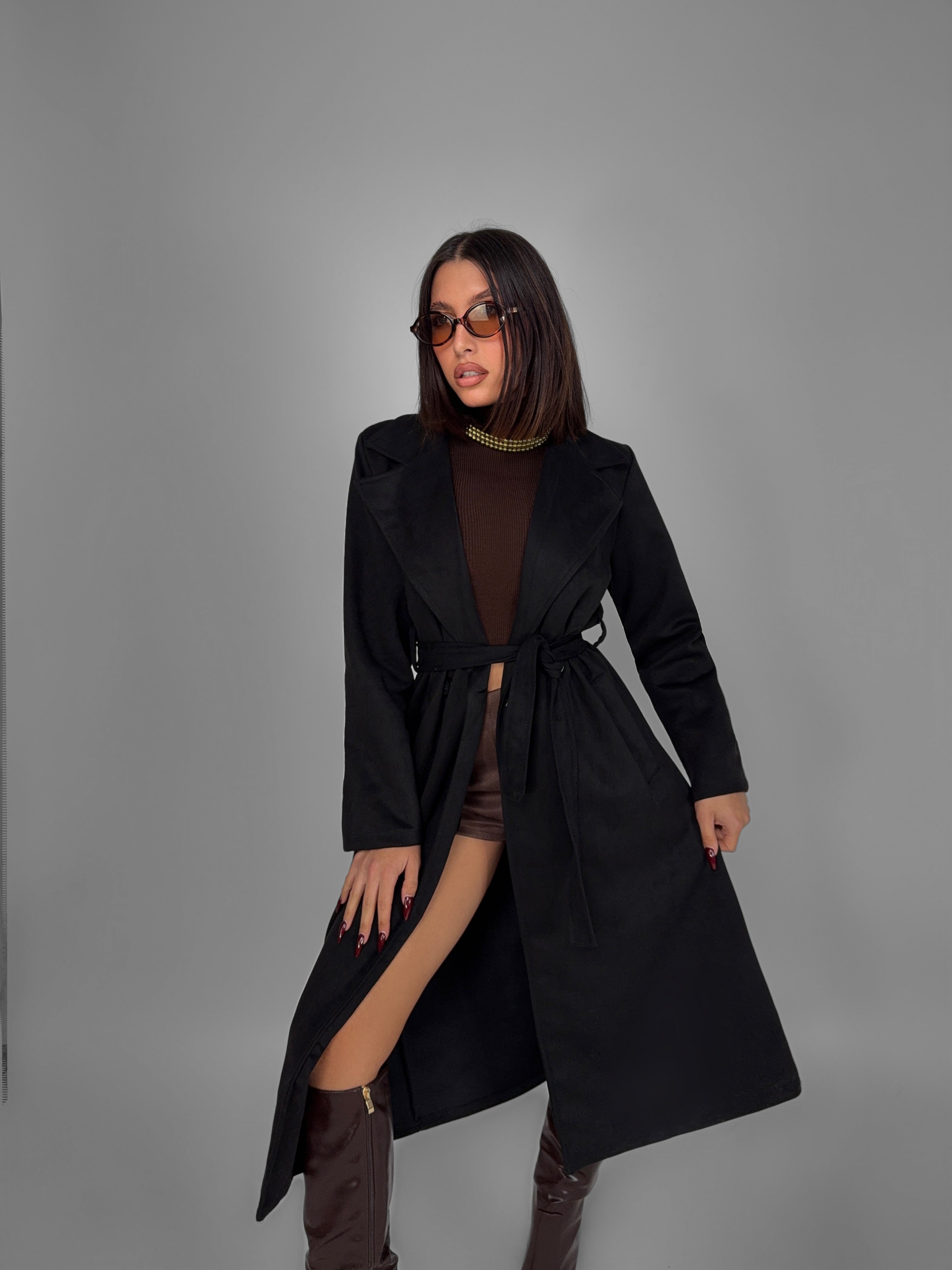 Trench Seude Coat