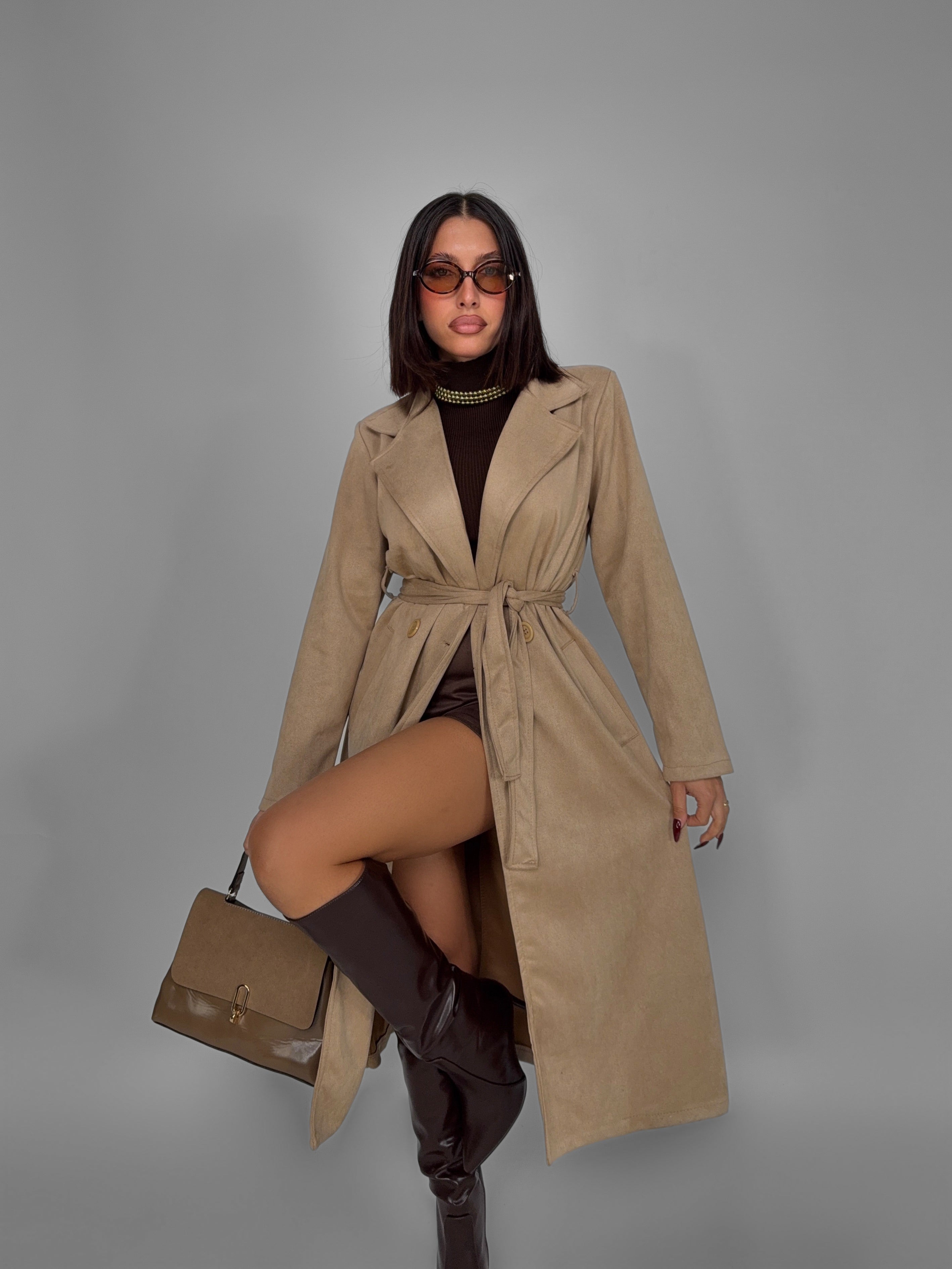 Trench Seude Coat