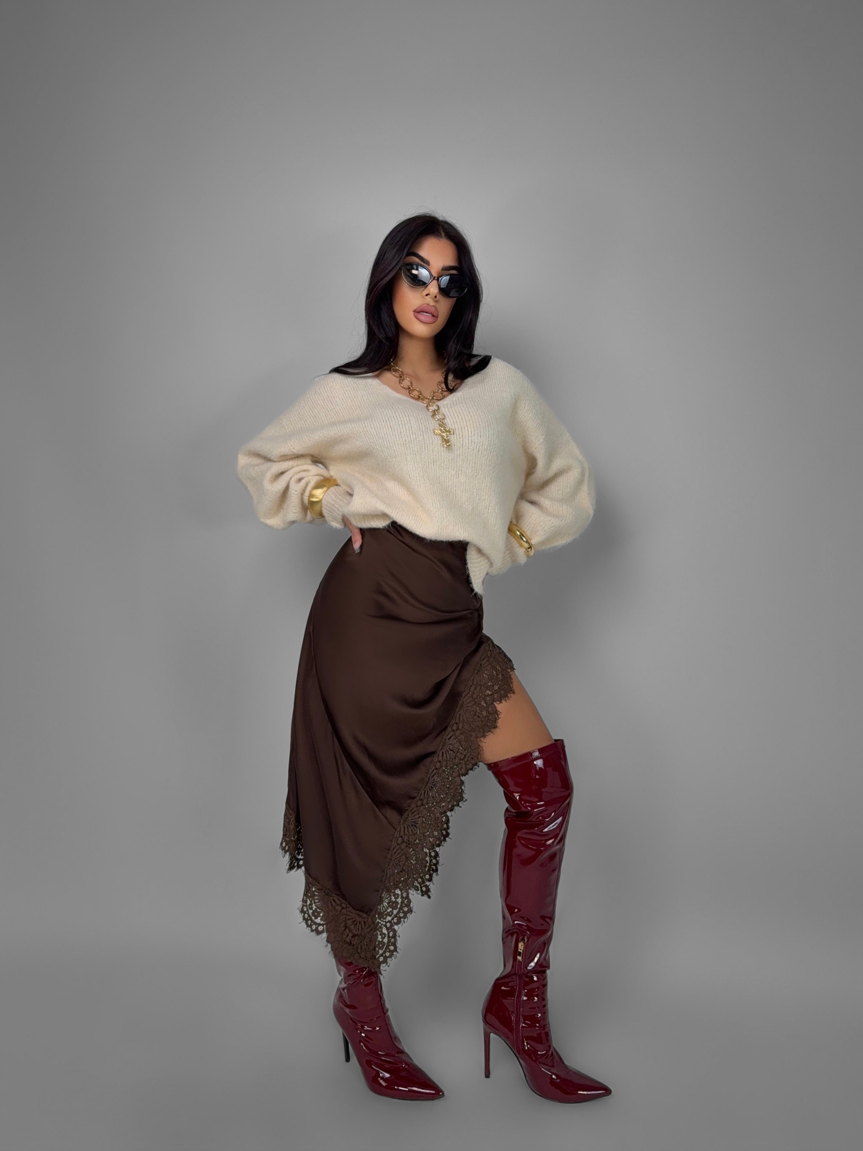 Gonna Asymmetrical Tex