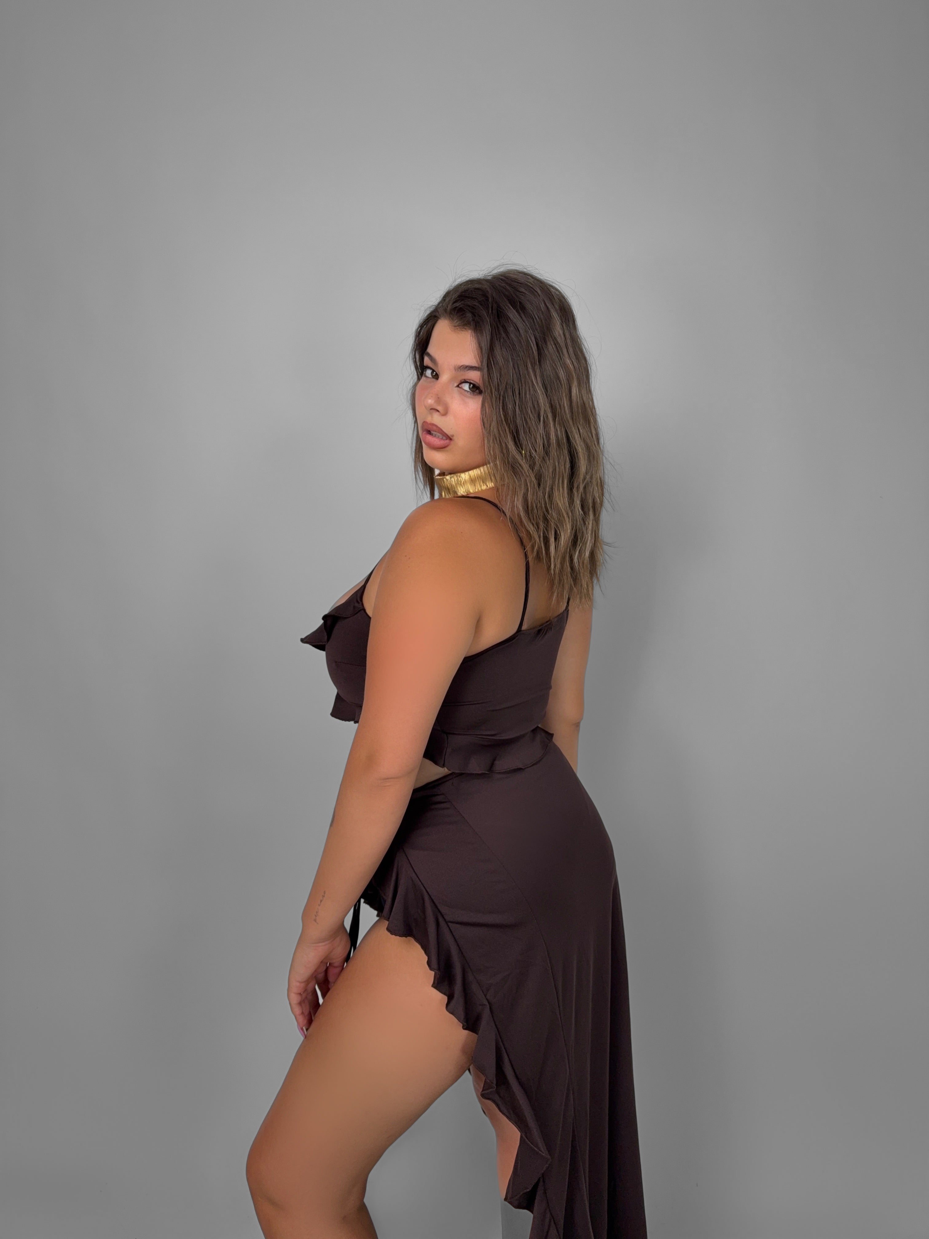 CURVY FIT - Completo Lost In Paradise - Brown